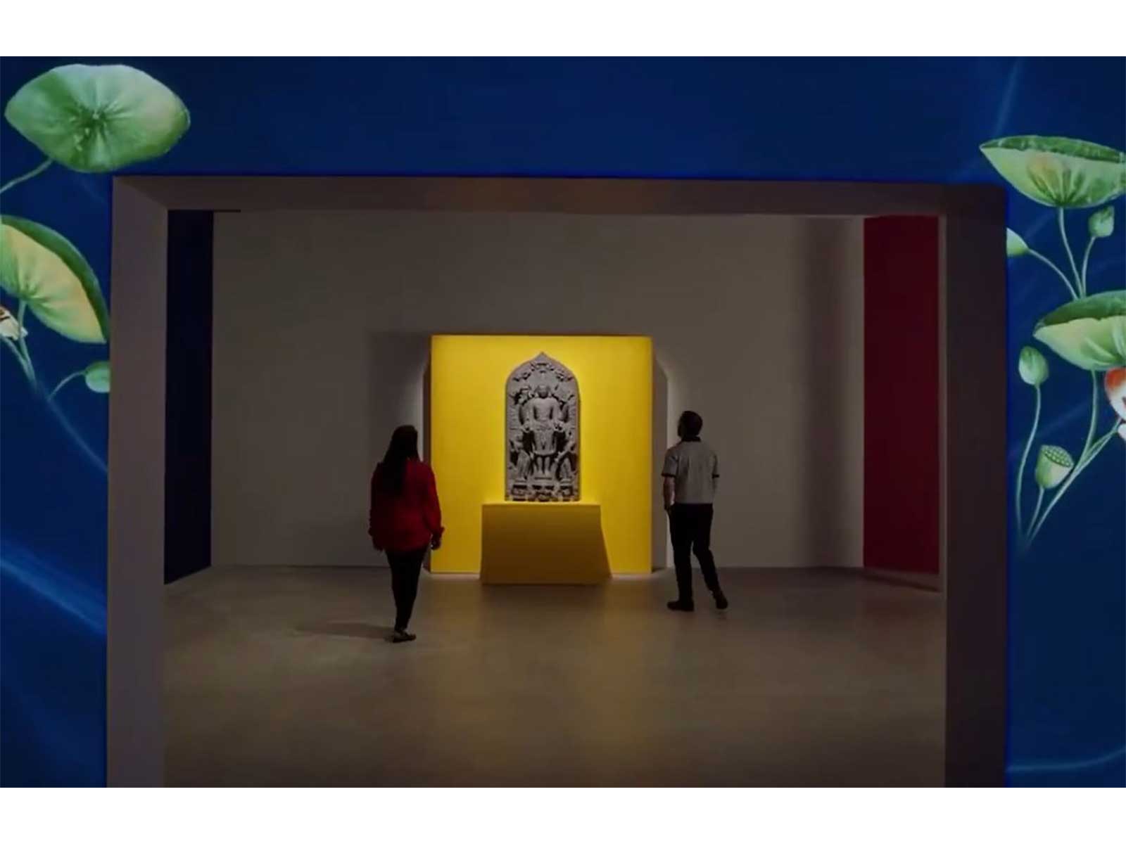Visual from the "Avatar: Forms of Vishnu" exhibition at Australia's Art Galary of NSW (Photo/X@AusHCIndia)
