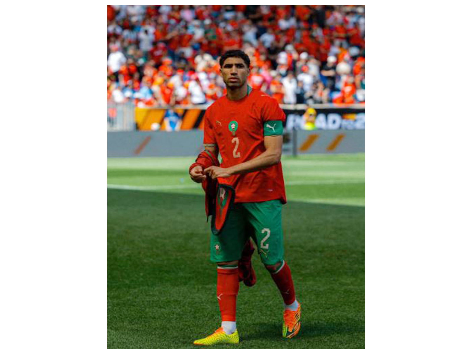 Morocco captain Achraf Hakimi. (Photo: @achrafhakimi Instagram)