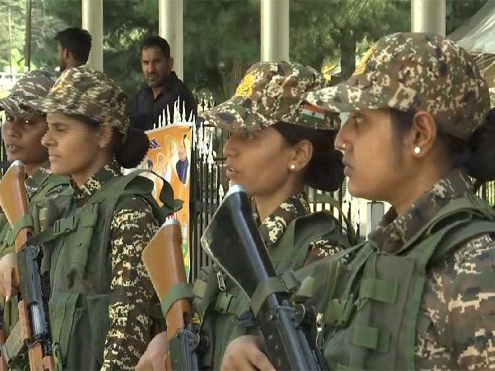 Women personnel employed at the Nunwan base camp on the traditional Pahalgam route (Photo/ANI)