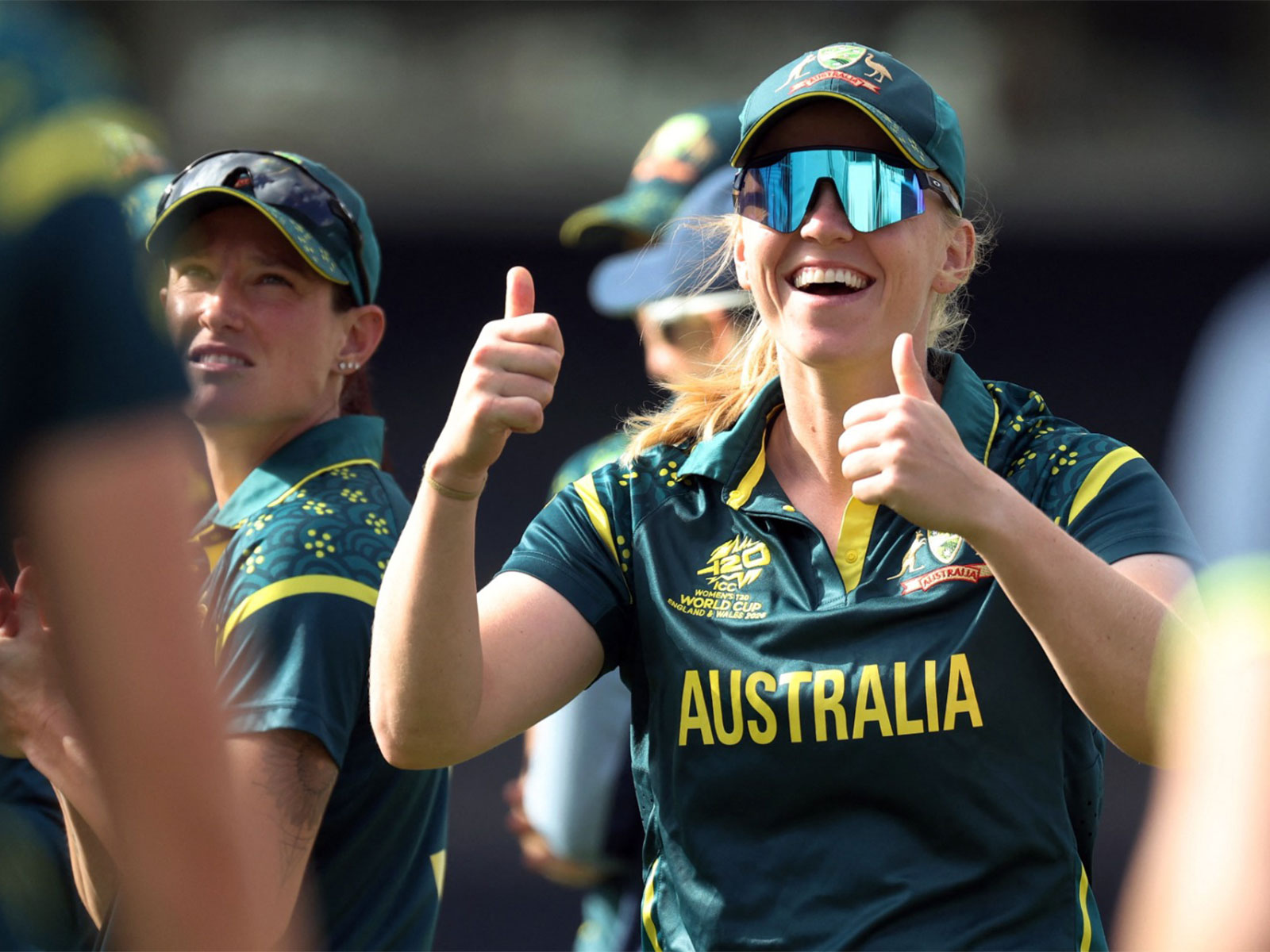 Australia's Kim Garth celebrating after the match. (Photo: Action Images via Reuters)