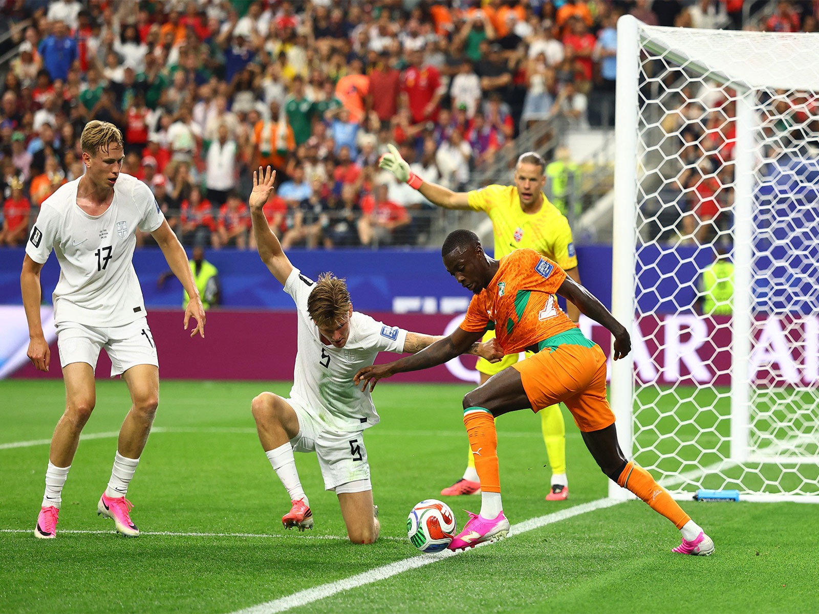 Ivory Coast's Nicolas Pepe in action. (Photo/Reuters)