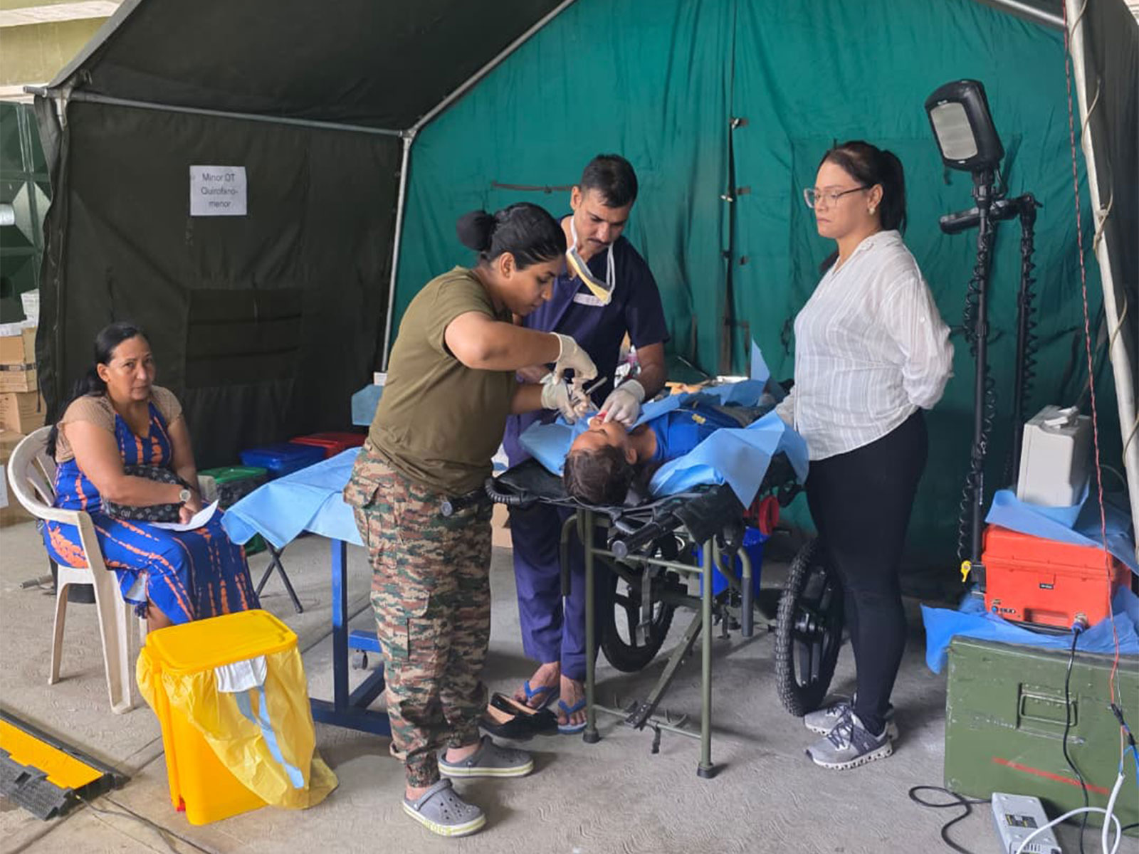 The Indian Army field Hospital in Venezuela (Photo/MEA)