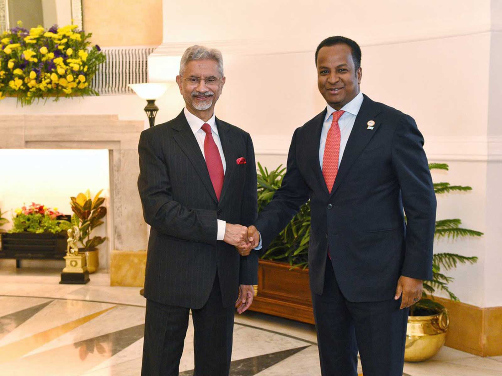 External Affairs Minister S Jaishankar and Somalia's Foreign Minister Abdisalam Abdi Ali (Photo: X@DrSJaishankar)