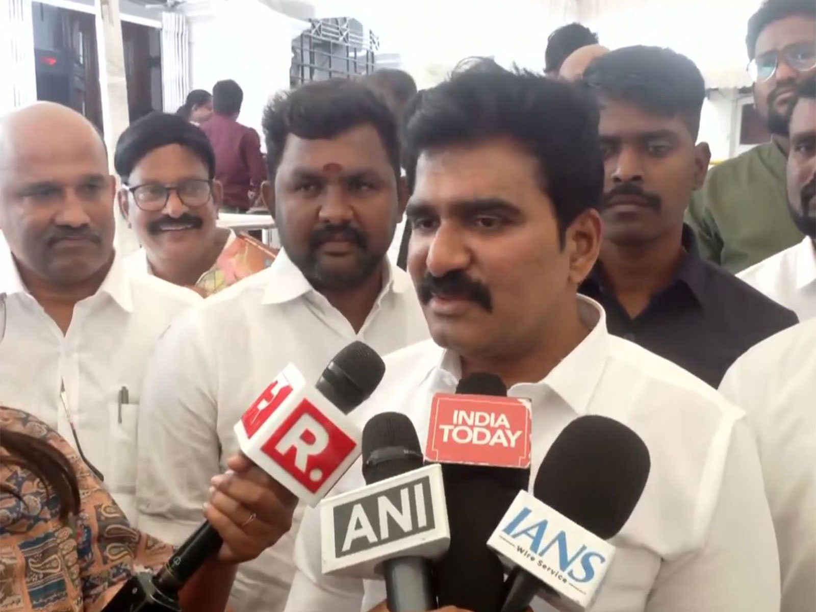 Tamil Nadu Minister P Nirmal Kumar (Photo/ANI)