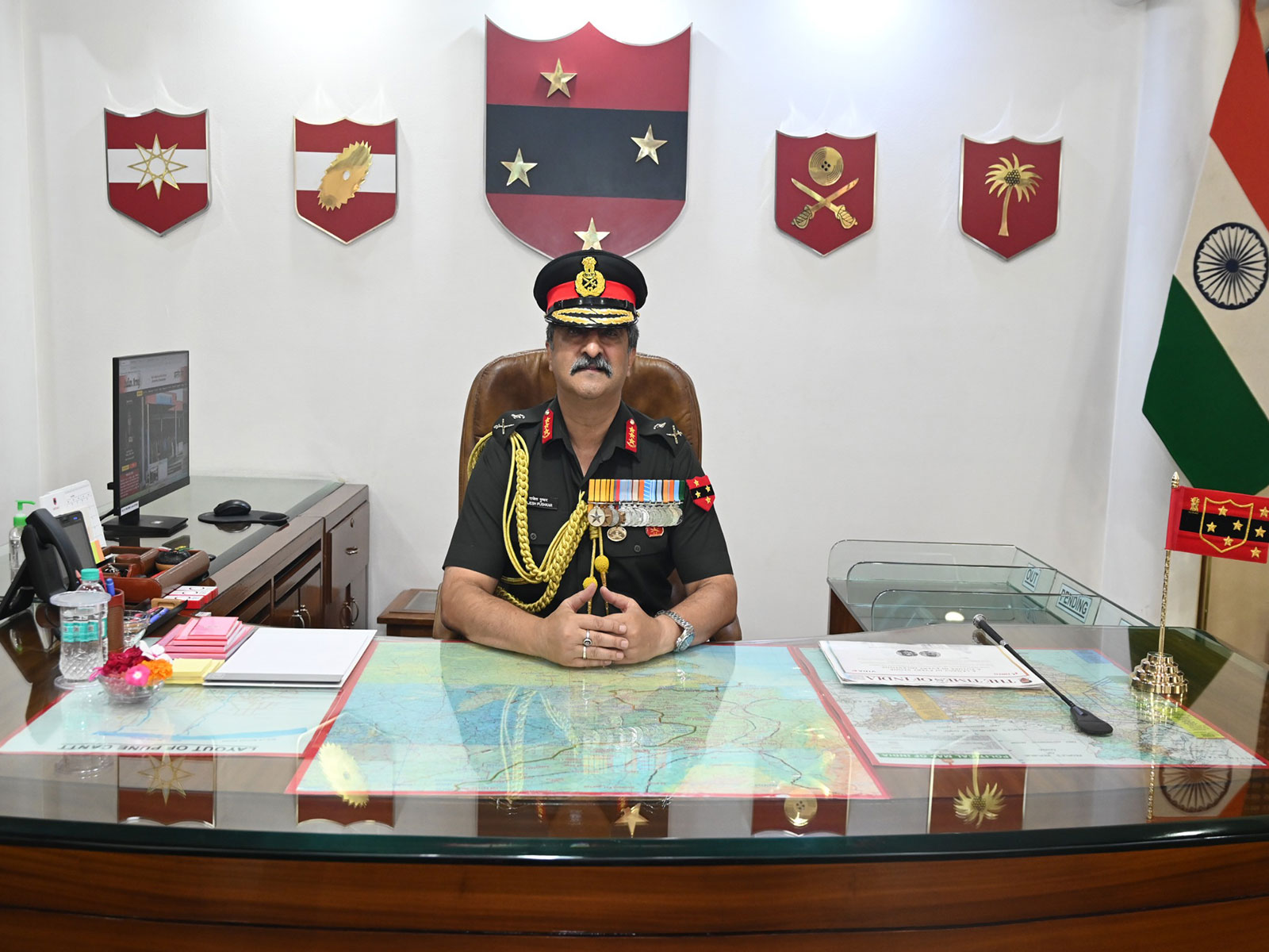 Lt Gen Rajesh Pushkar AVSM, VSM (Photo/PIB)