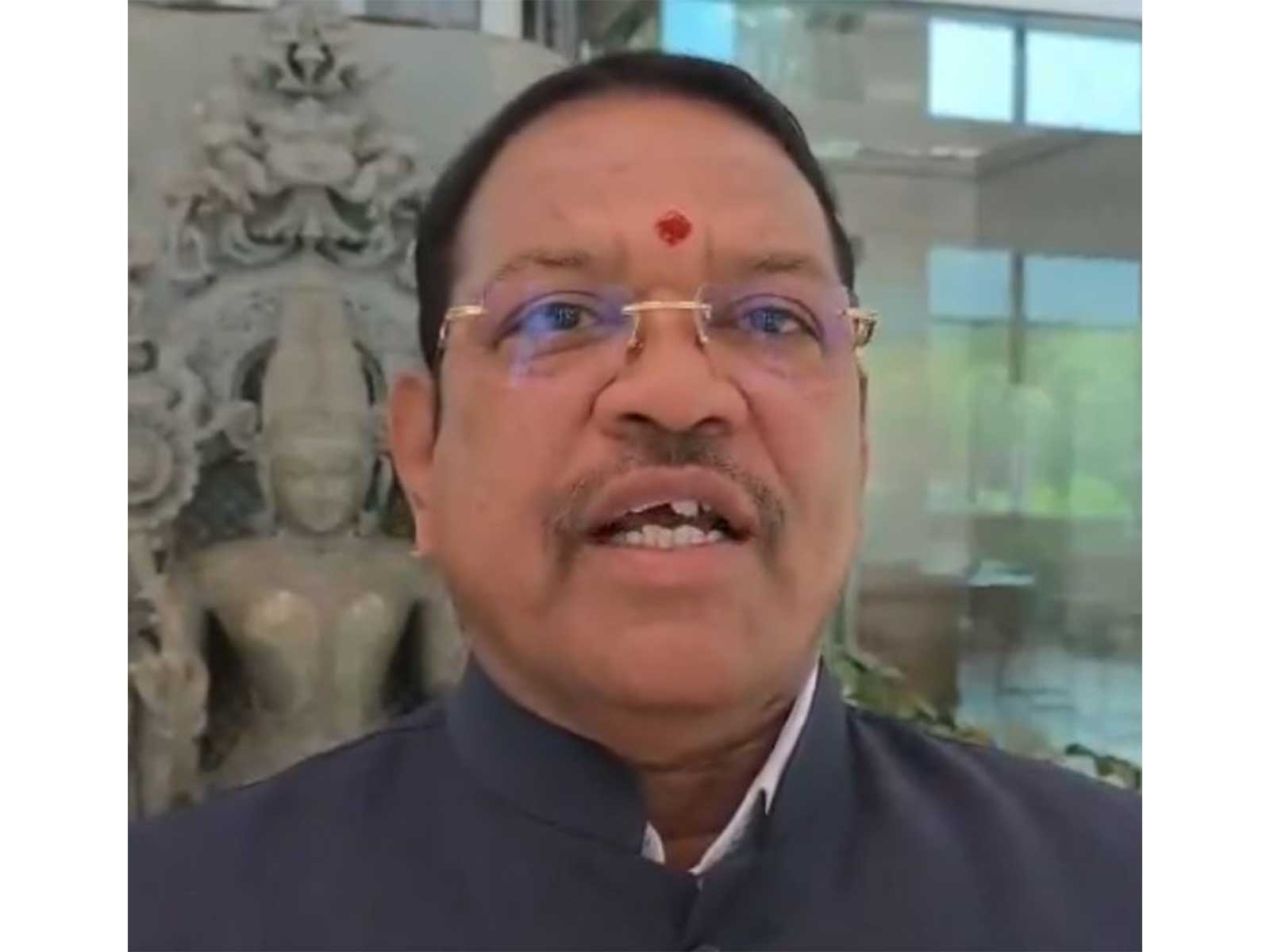 Chairperson of the Parliamentary Standing Committee on Energy, Shrirang Appa Chandu Barne (Photo/ANI)
