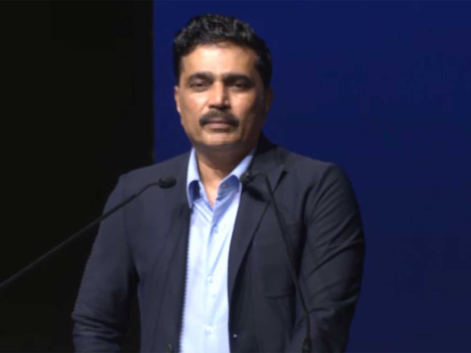 P.V. Krishna Reddy, Managing Director, MEIL (Photo/ANI)