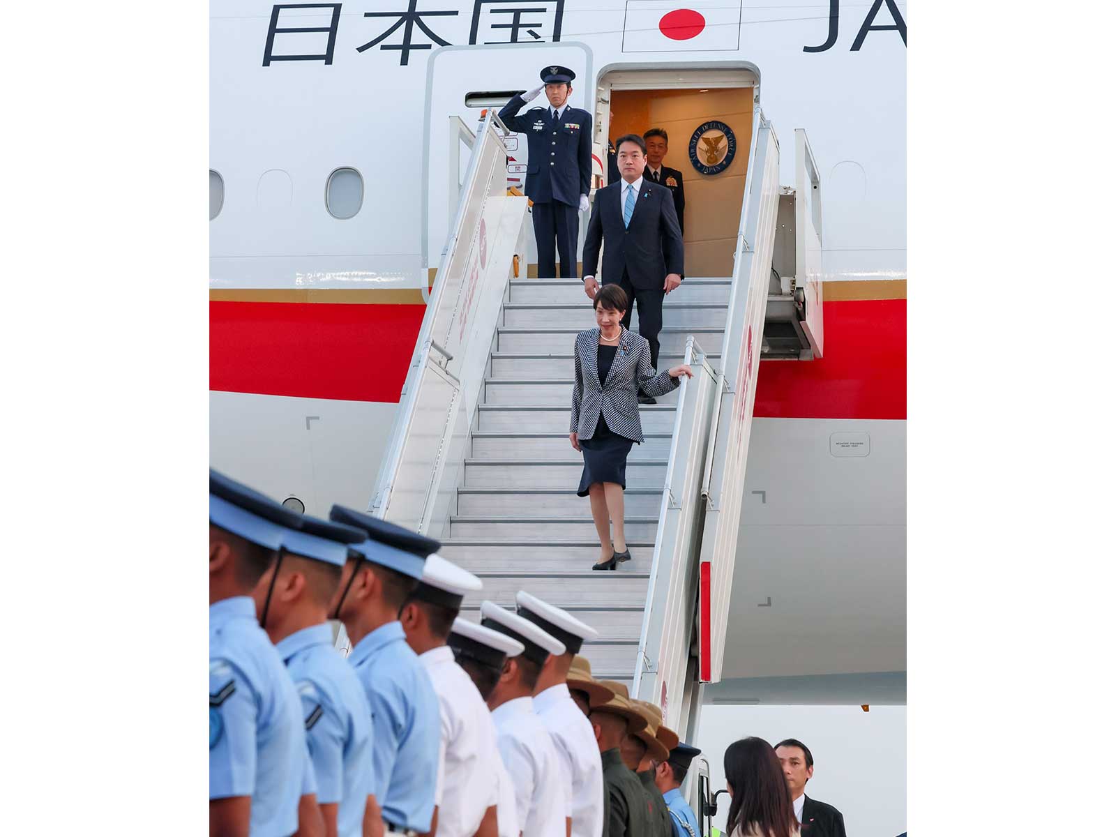Japanese Prime Minister Sanae Takaichi arrives in India (Photo/X@takaichi_sanae)
