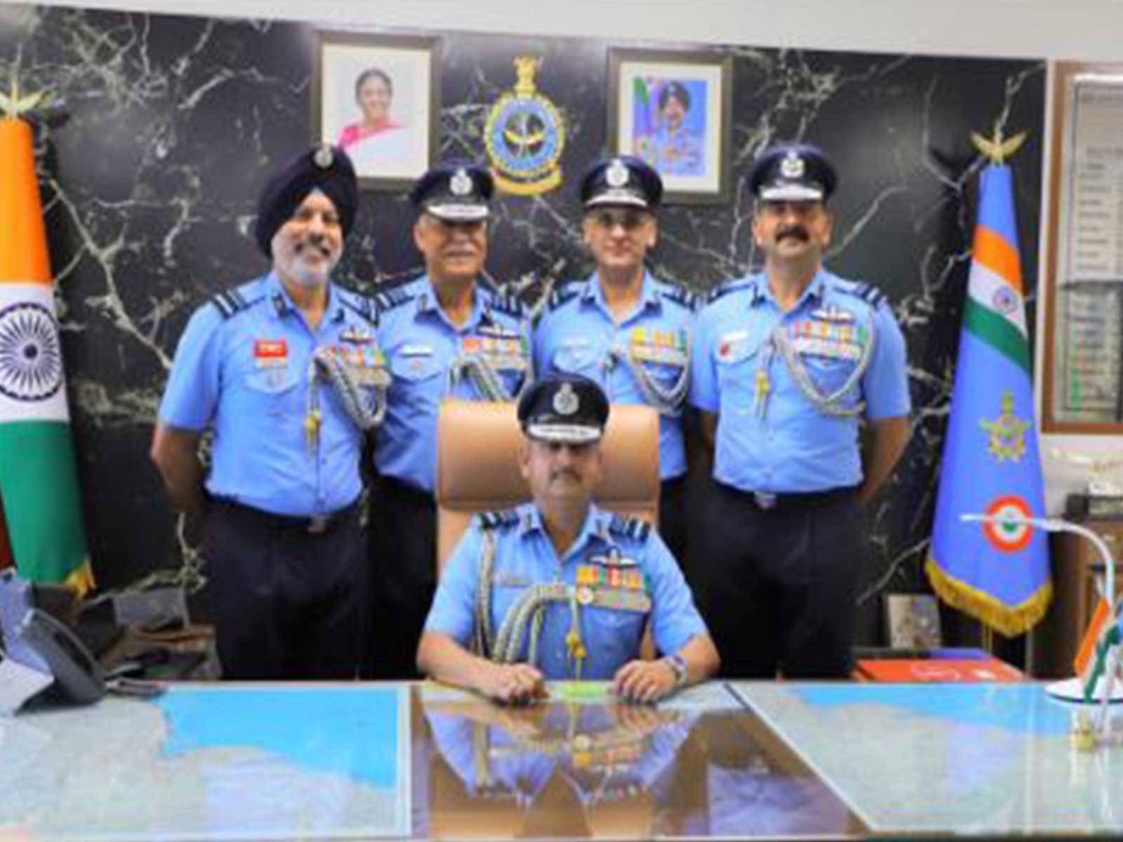 Air Marshal PV Shivanand takes over as Chief of South Western Air Command (Photo/PIB)