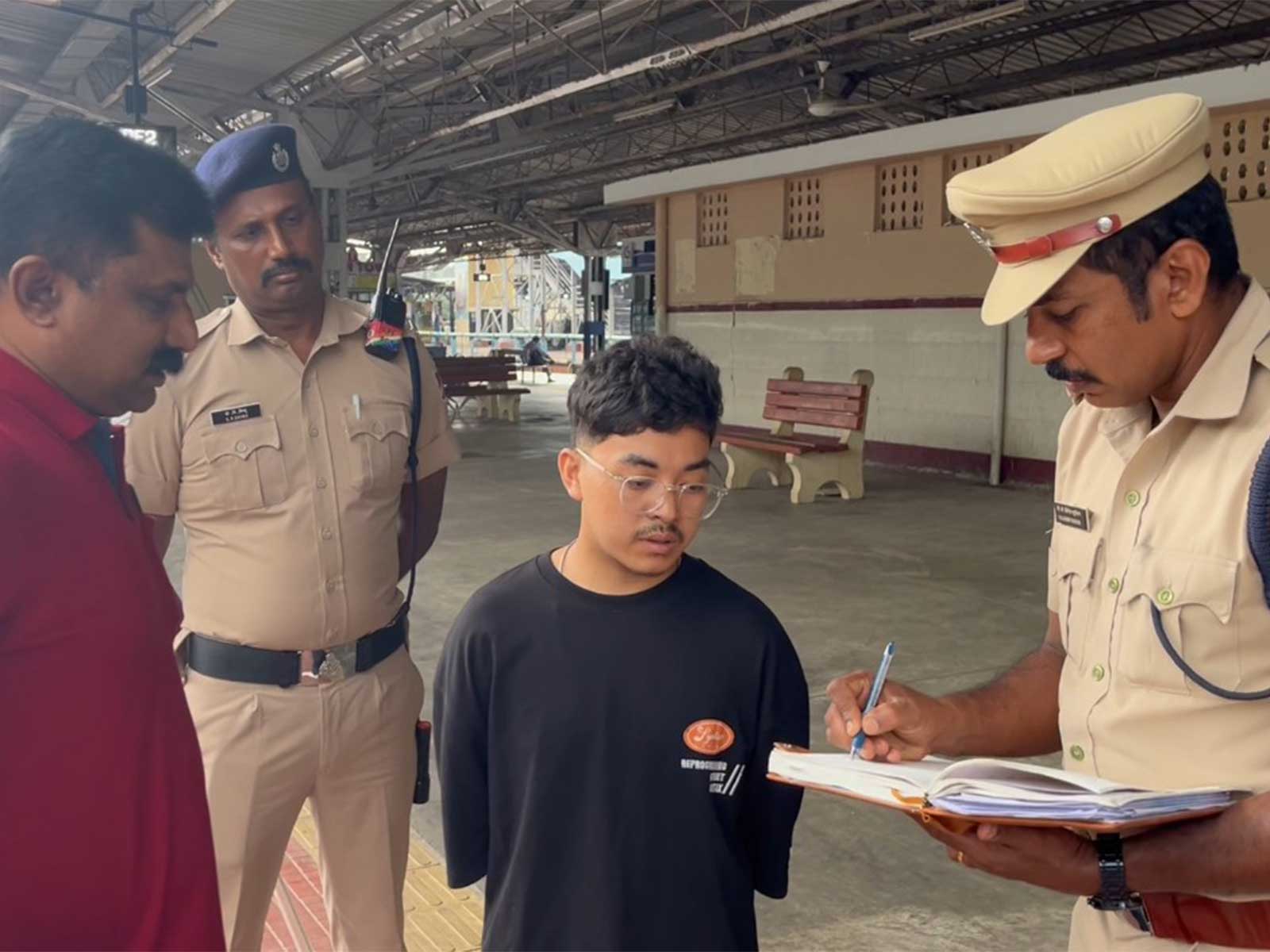 Tattoo artist from Sikkim arrested at Palakkad railway station (Photo/ANI)