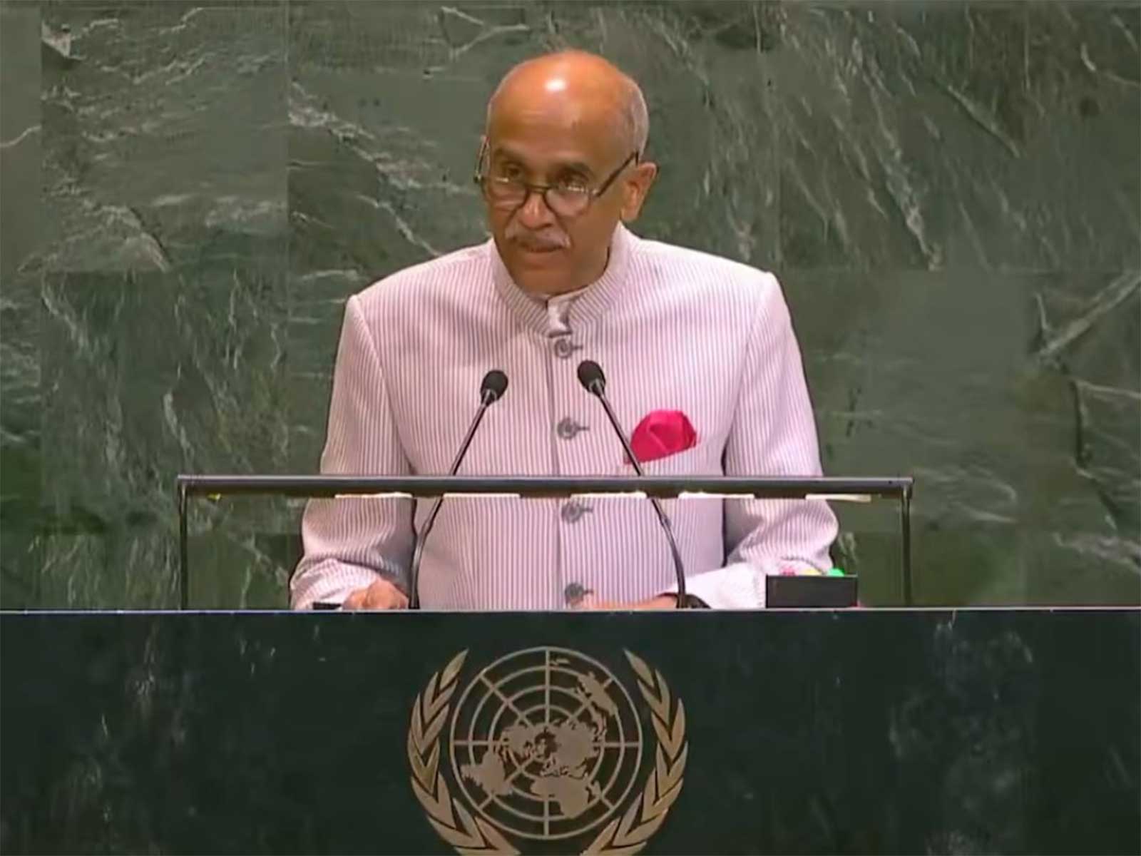 Permanent Representative of India to the United Nations Parvathaneni Harish (Photo/X/@AmbHarishP)