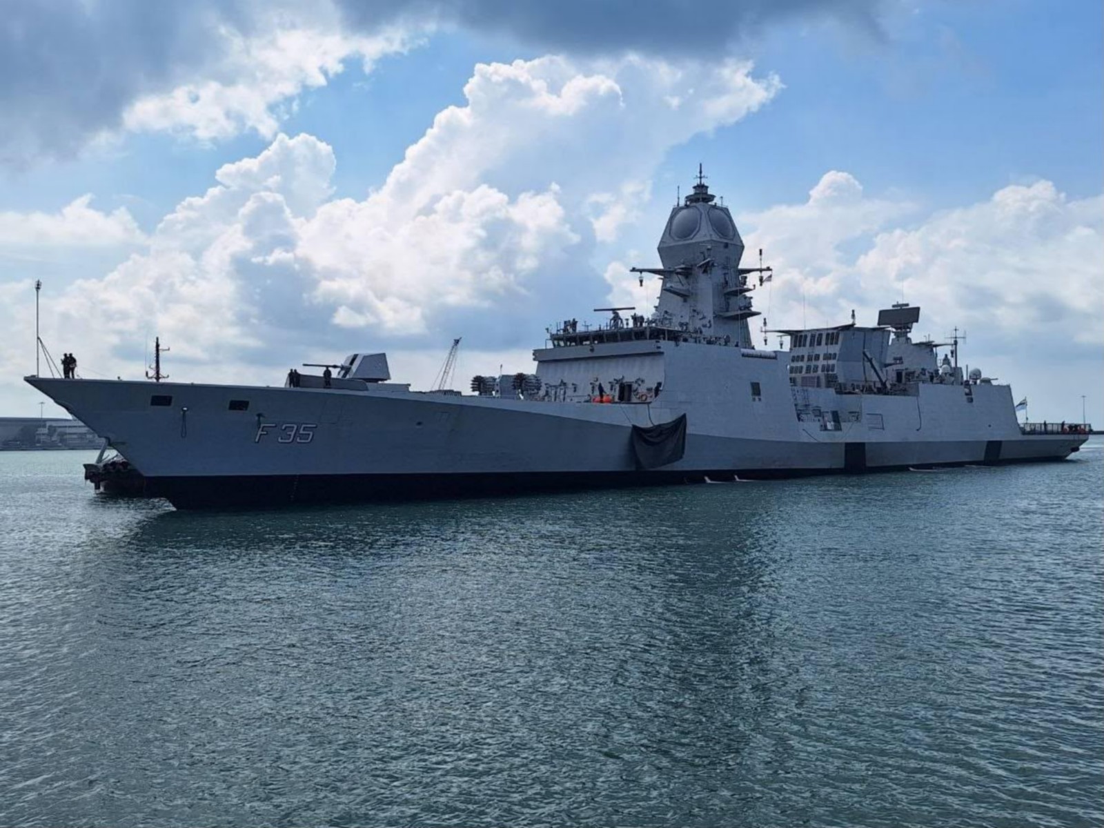 Operational deployment of INS Udaygiri, Shakti and Kavaratti (Photo: @HCI_Singapore)