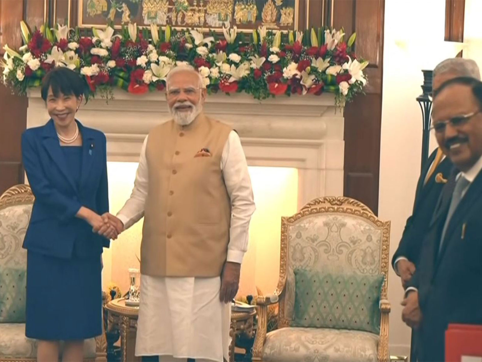 Japanese Prime Minister Sanae Takaichi and Prime Minister Narendra Modi (Photo/ANI/DD)