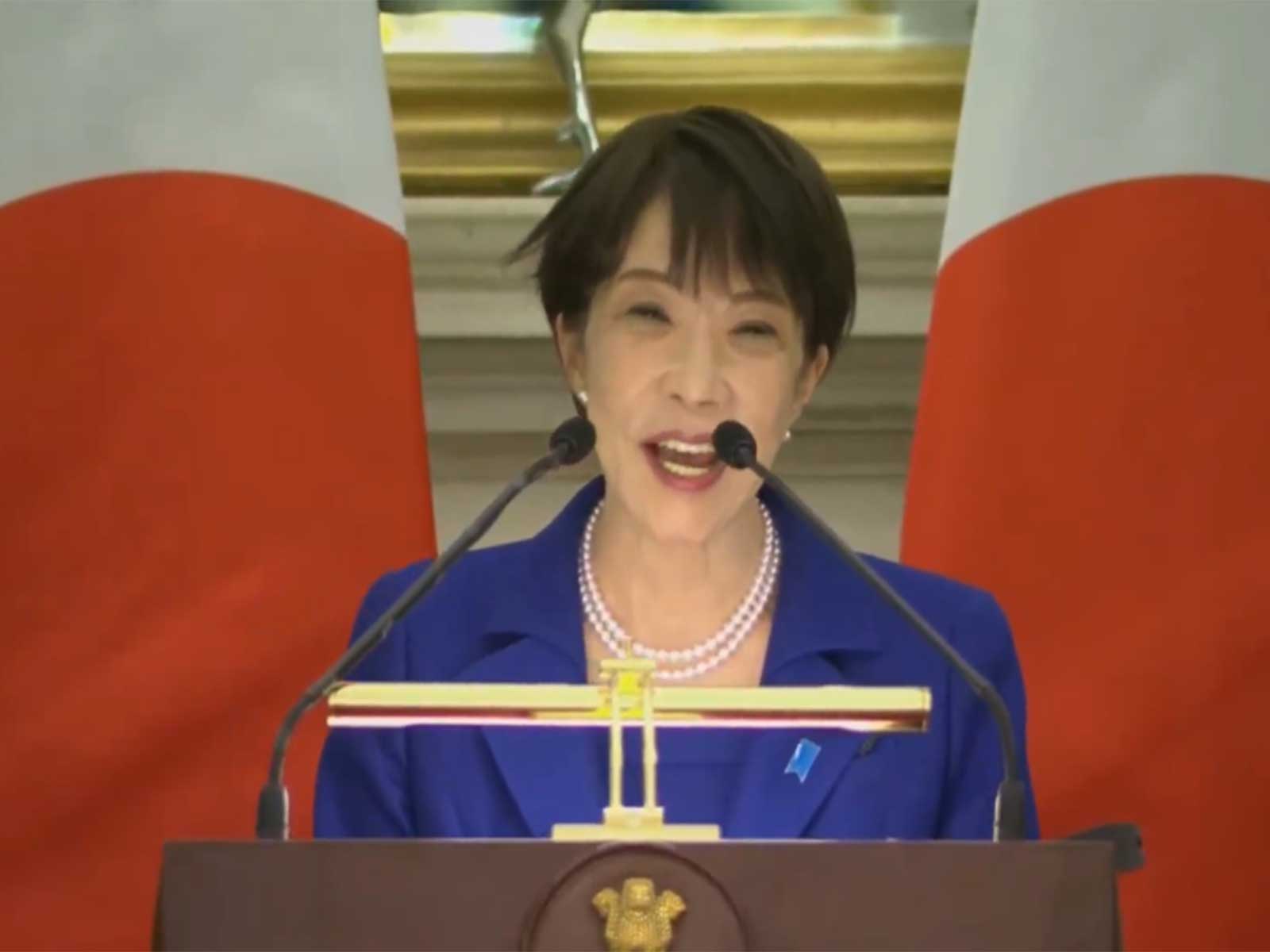 Japanese Prime Minister Sanae Takaichi (Photo: YouTube@Ministry of External Affairs, India)