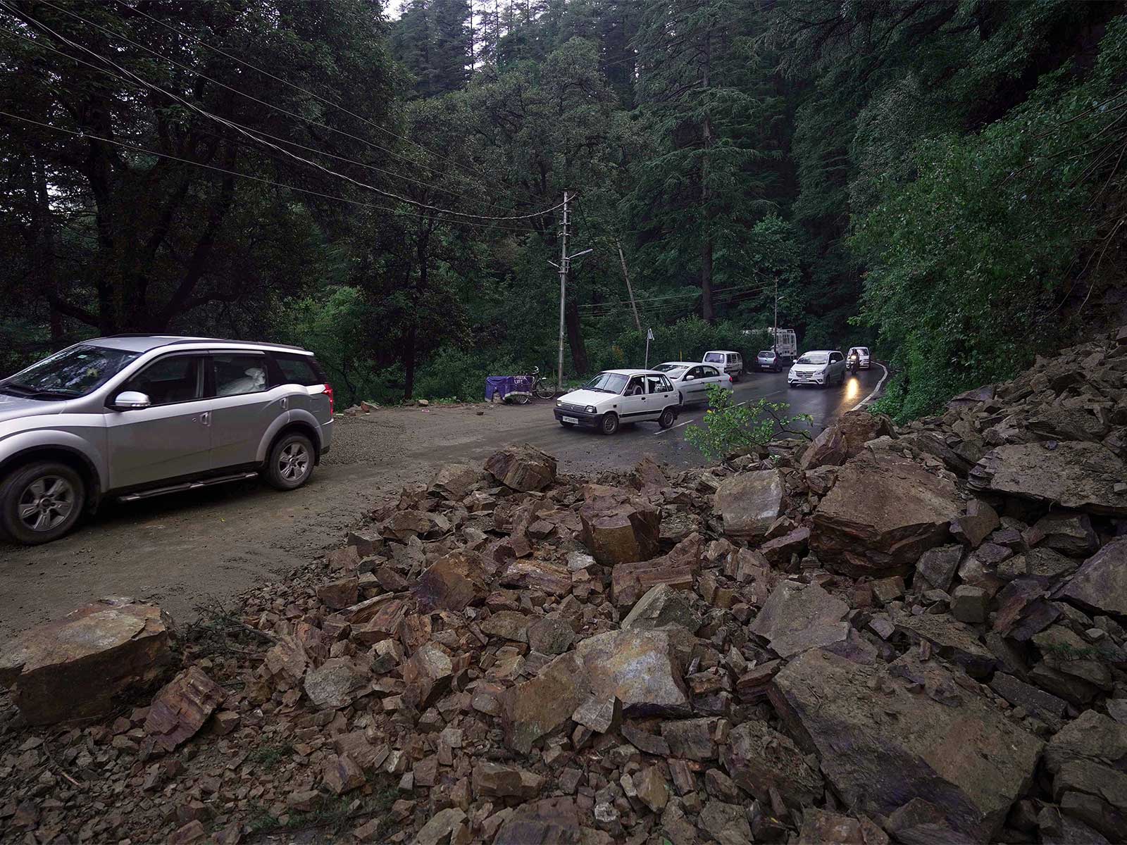 NHAI gears up for monsoon preparedness on Himachal highways (Photo/ANI)