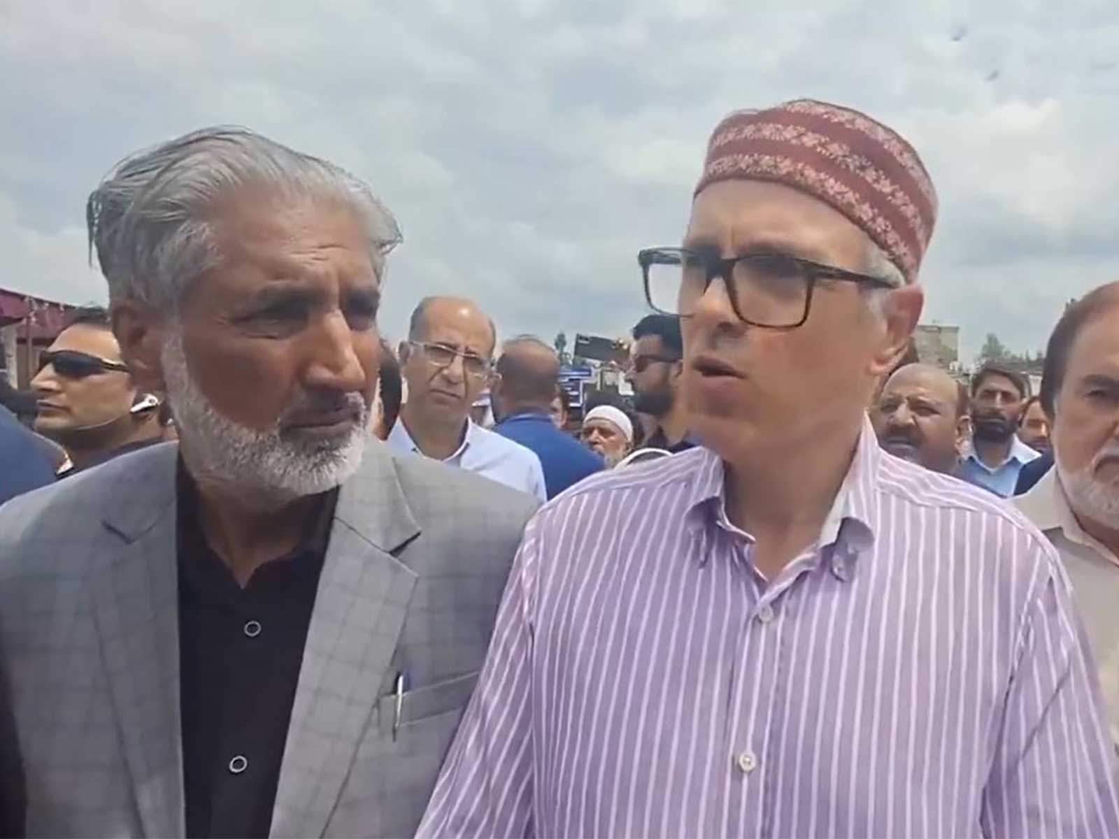 Jammu and Kashmir Chief Minister Omar Abdullah (Photo/ANI)
