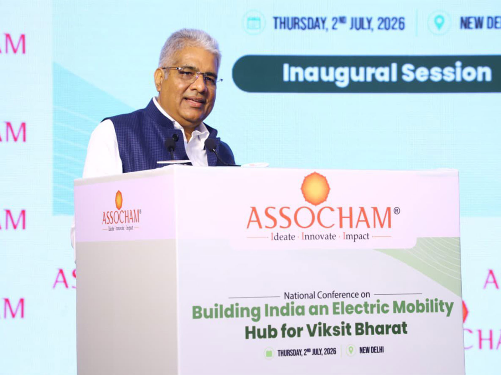 Bhupender Yadav, Union Minister for Environment, Forest and Climate Change (Photo/ASSOCHAM)