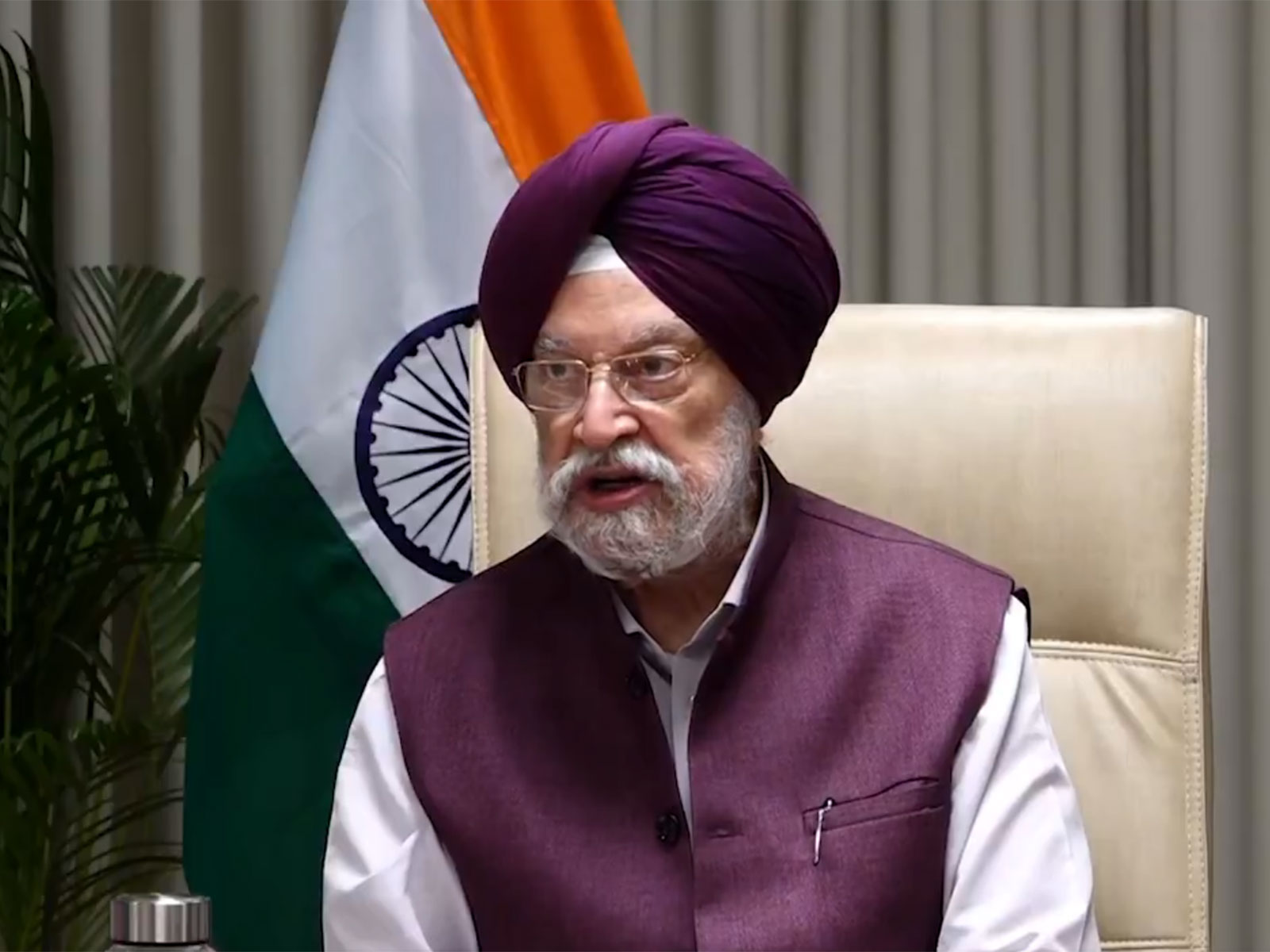 Hardeep Singh Puri, Union Minister for Petroleum and Natural Gas (Photo/ANI)
