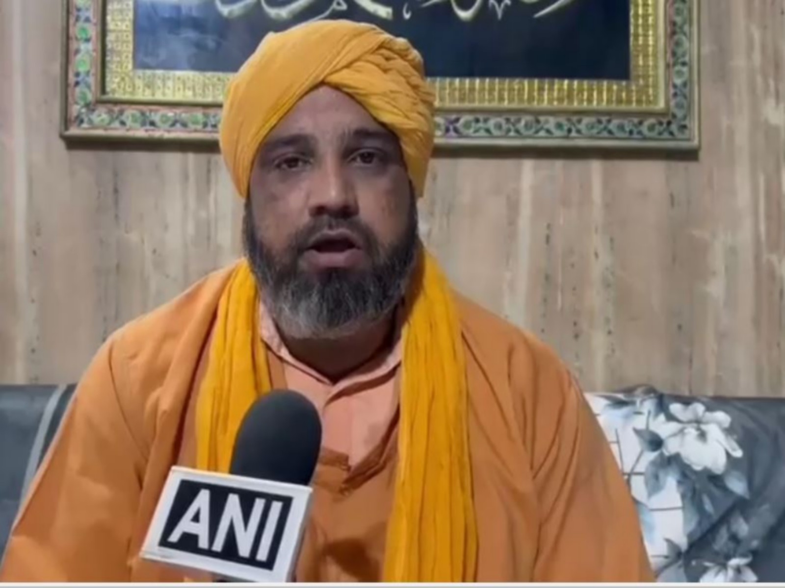 Ajmer Dargah Dewan successor Syed Naseeruddin Chishti (Photo/ANI)