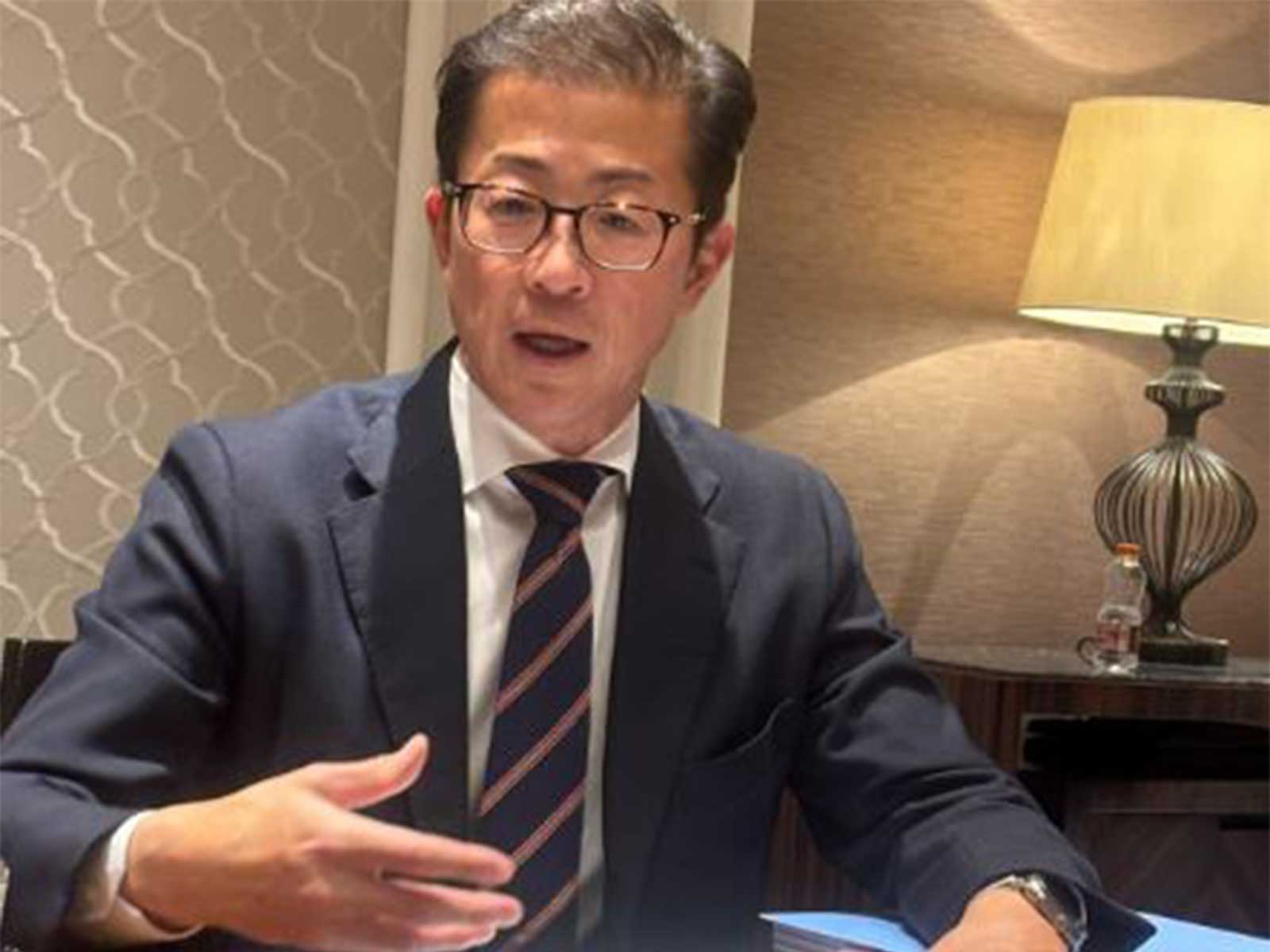Toshihiro Kitamura, Press Secretary and Official Spokesperson accompanying Japan PM Sanae Takaichi (Photo/ANI)