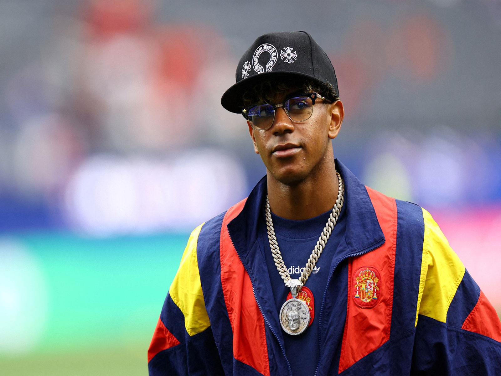 Soccer Football - FIFA World Cup 2026 - Round of 32 - Spain v Austria - Los Angeles Stadium, Inglewood, California, U.S. - July 2, 2026 Spain's Lamine Yamal during a pitch walkaround before the match. (Photo: REUTERS)