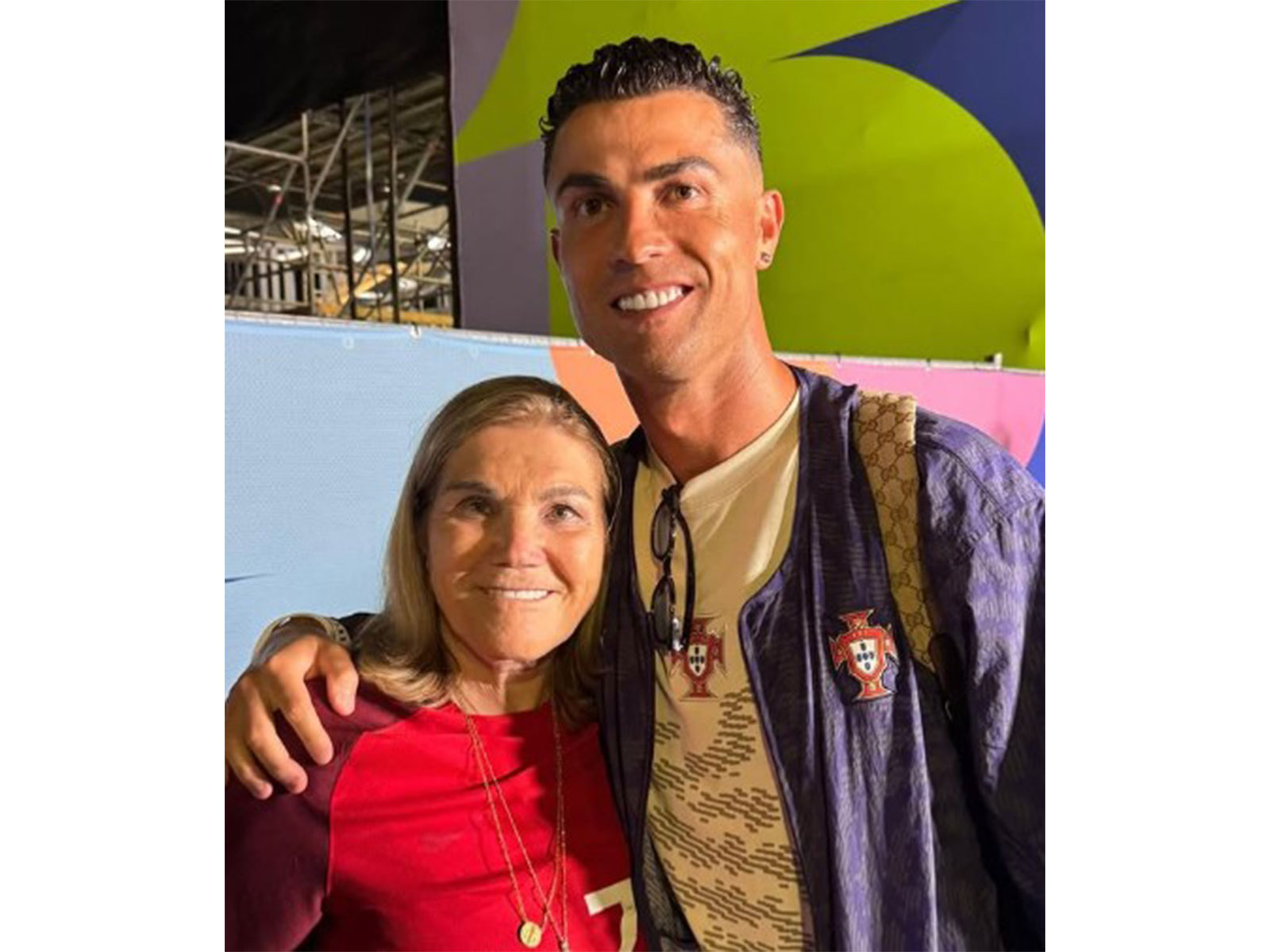 Cristiano Ronaldo with his mother Dolores. (Photo: Instagram/ Maria Dolores)