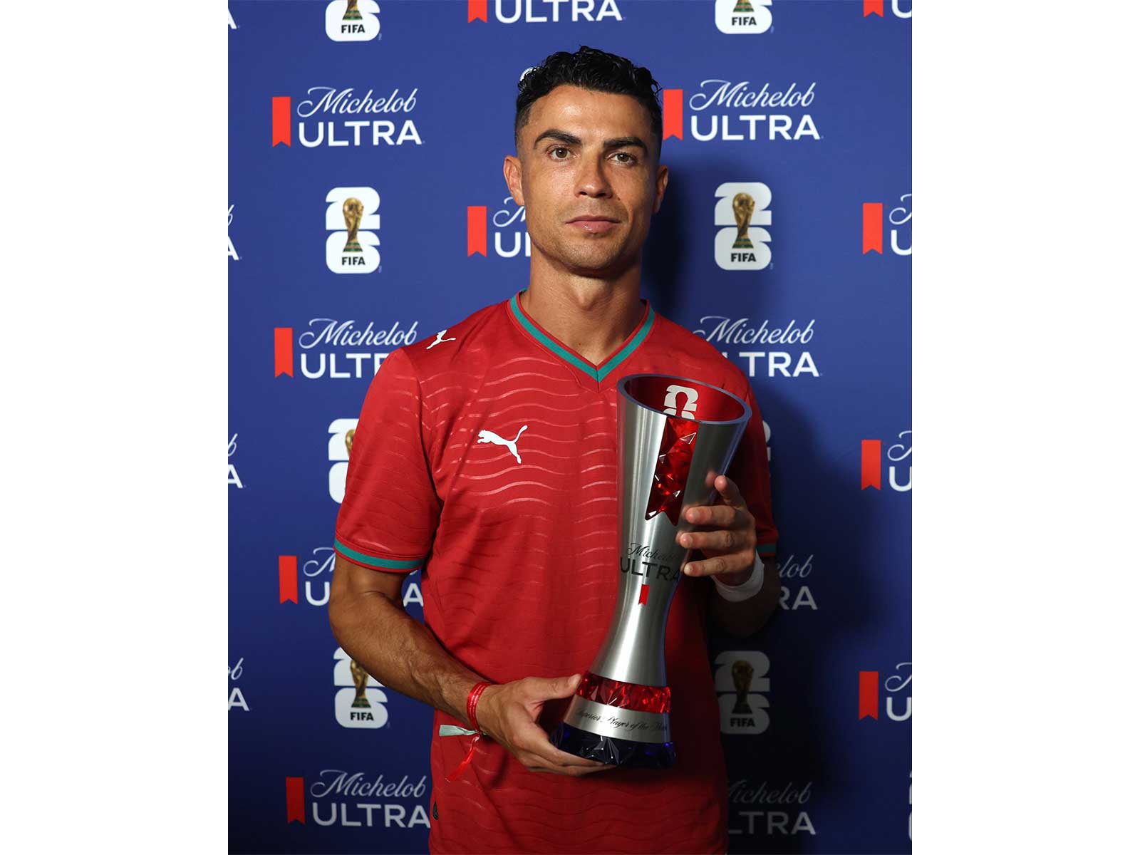 Cristiano Ronaldo after winning Player of the Match during R32 clash against Croatia (Photo: X/@selecaoportugal)