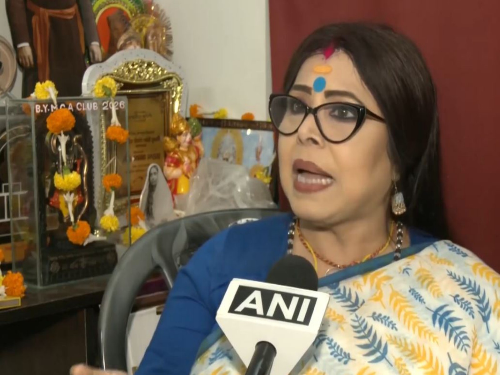 West Bengal BJP MLA Sarbori Mukherjee (Photo/ANI)