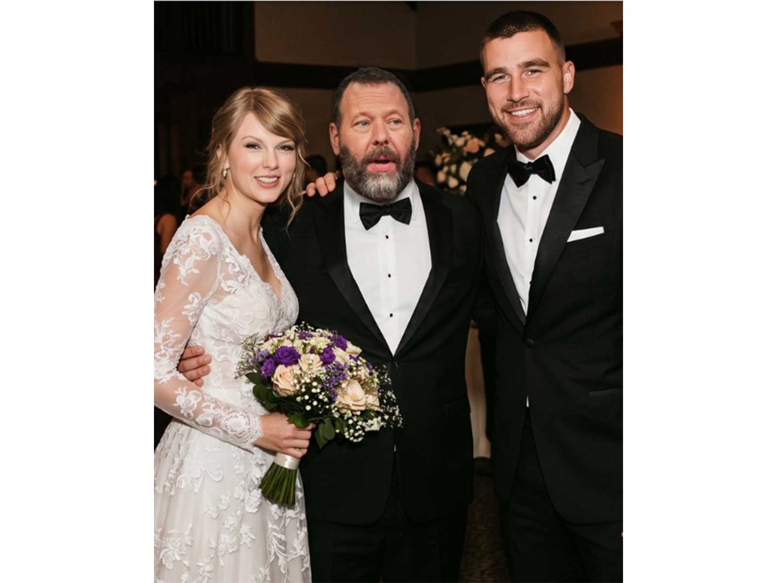 AI-generated picture of Taylor Swift, Bert Kreischer, Travis Kelce (Photo/Instagram/ @bertkreischer)