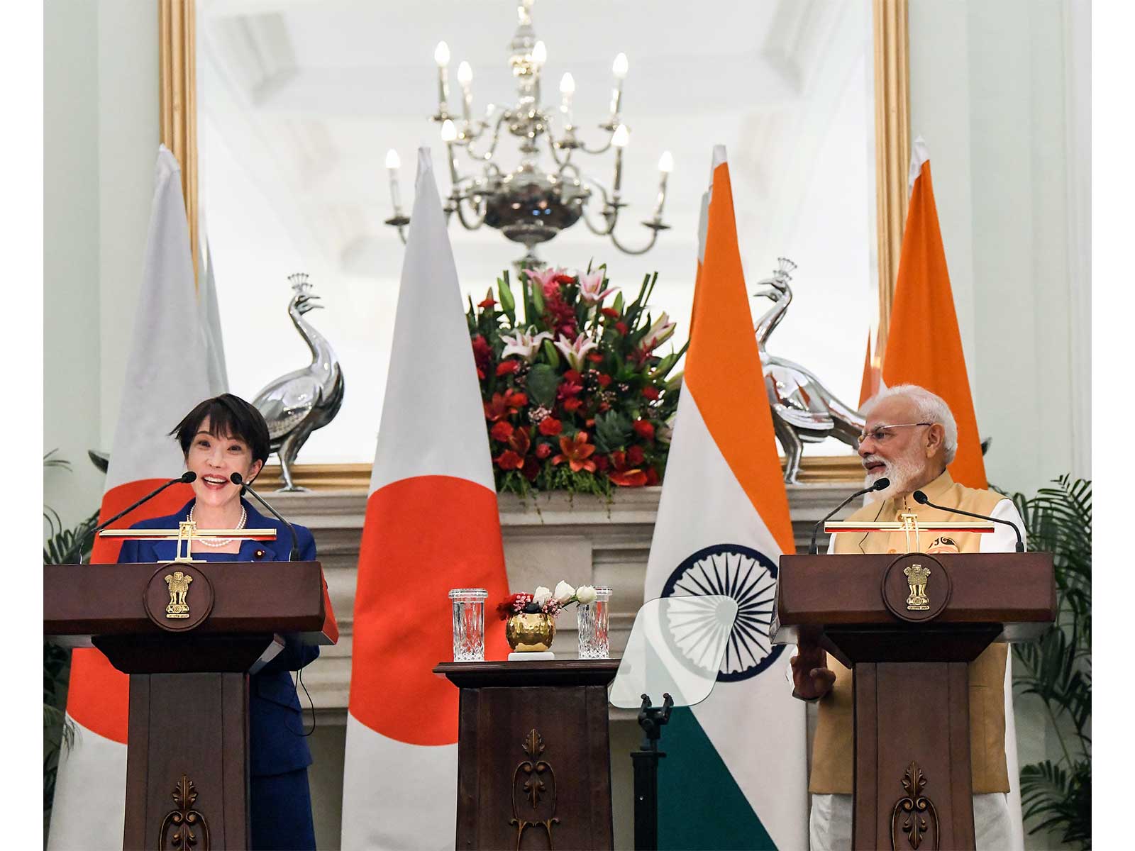 Prime Minister Narendra Modi and Japanese Prime Minister Sanae Takaichi (Photo/ANI)