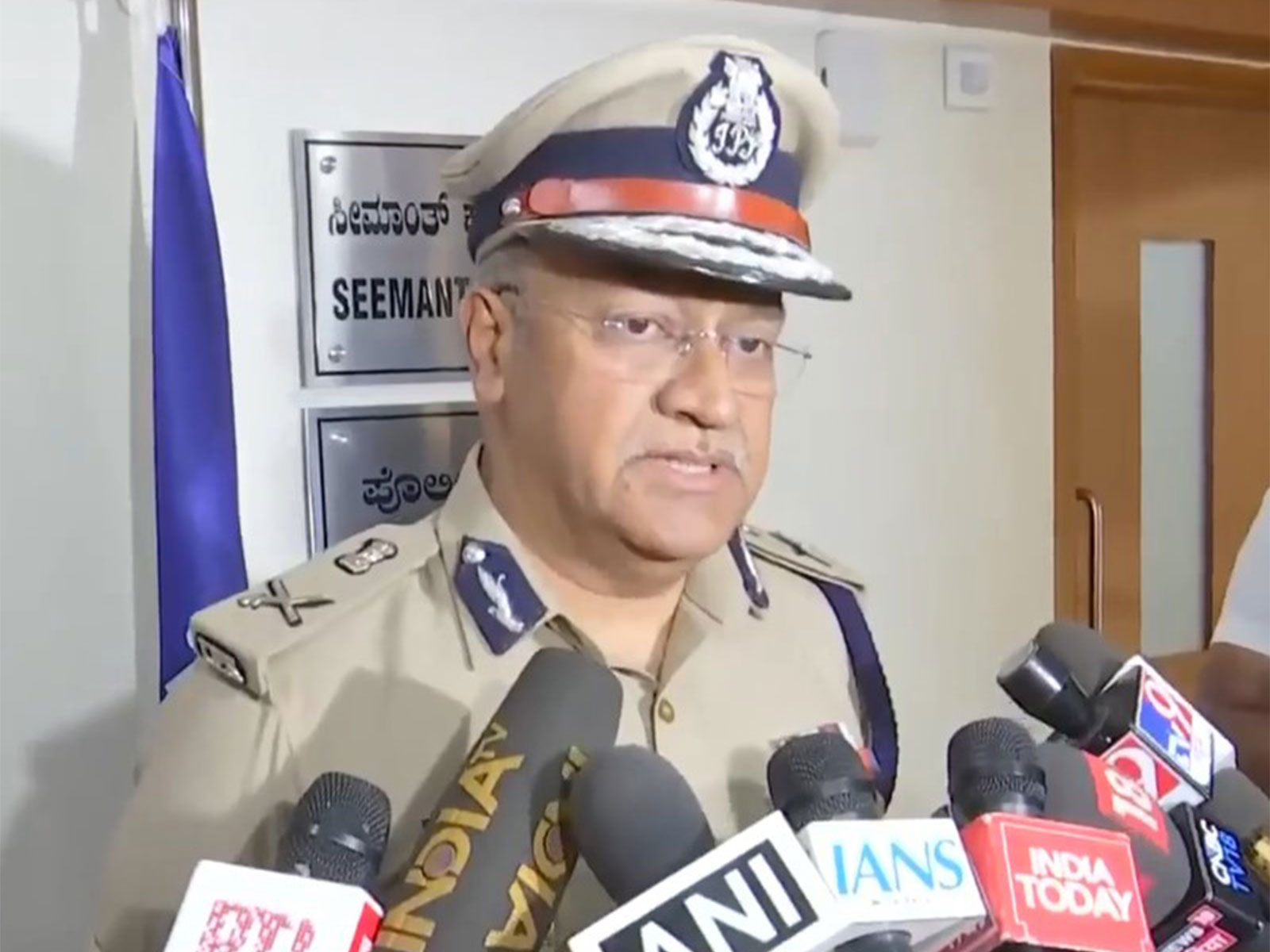  Commissioner of Police for Bengaluru City, Seemanth Kumar Singh (Photo/ANI) 