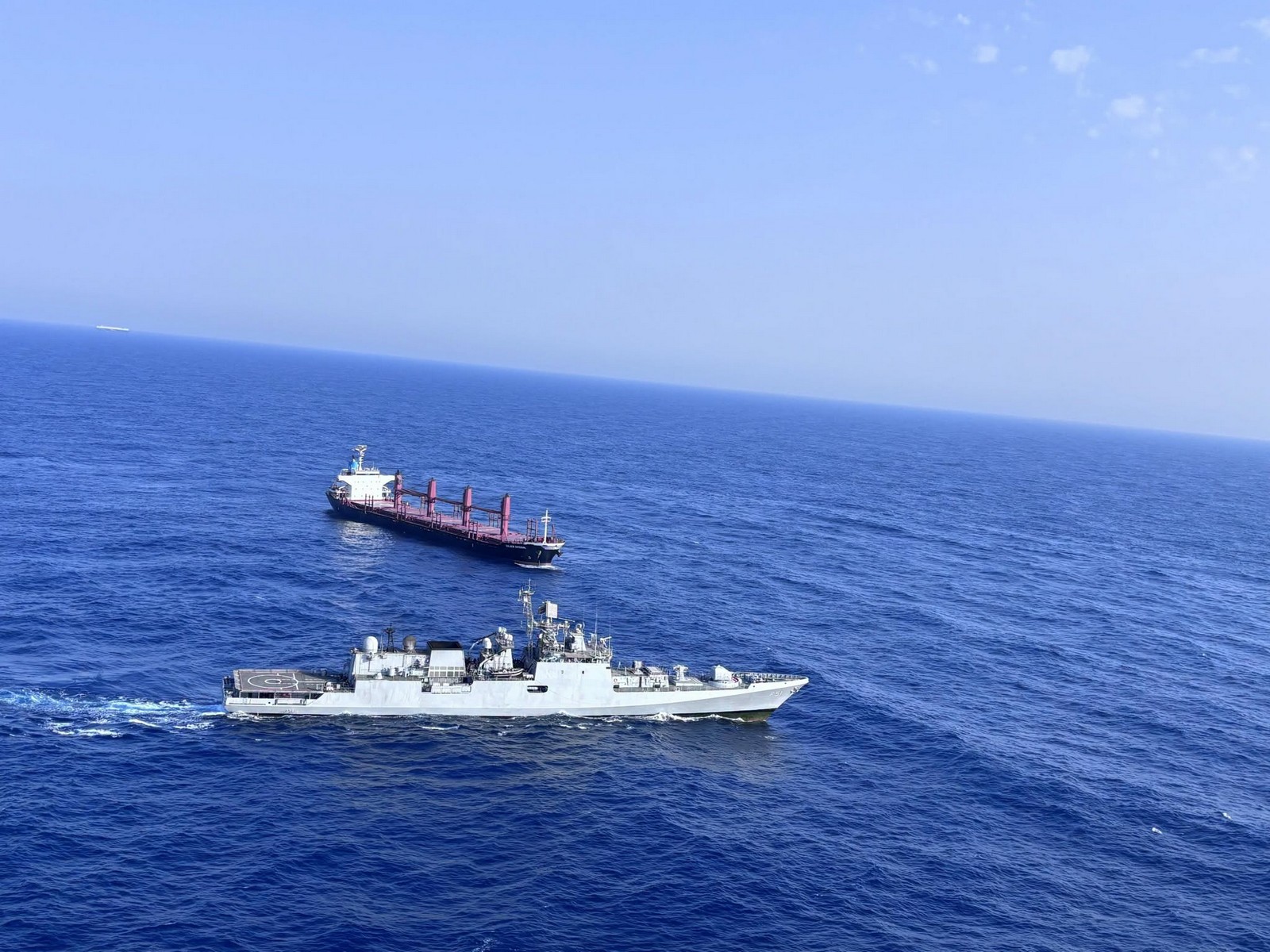 INS Trikand, a stealth frigate of Indian Navy (Photo: Facebook@Indian Navy)