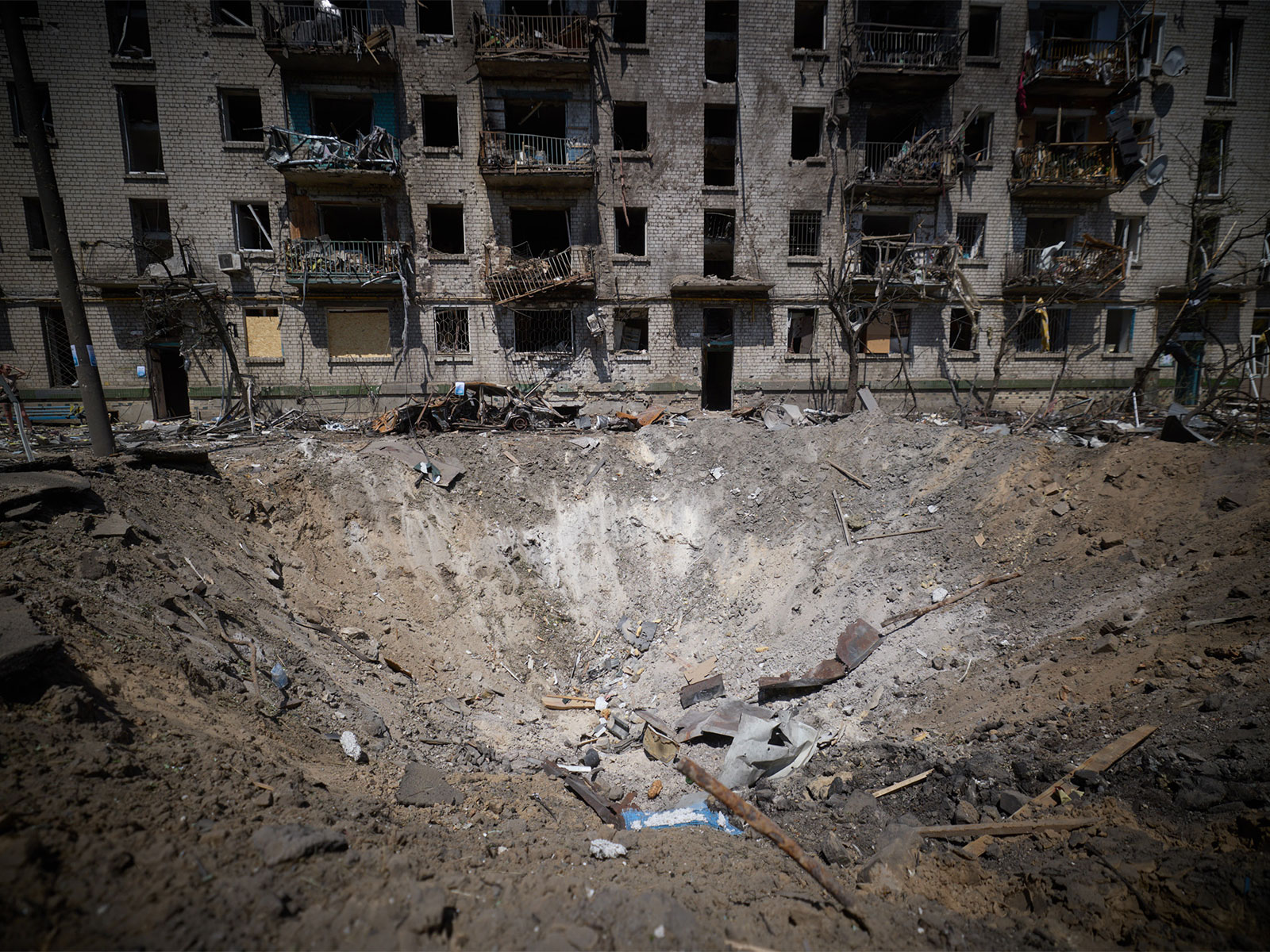 Aftermath of Russian strikes in Kryvyi Rih, Ukraine (Photo/X/@ZelenskyyUa)