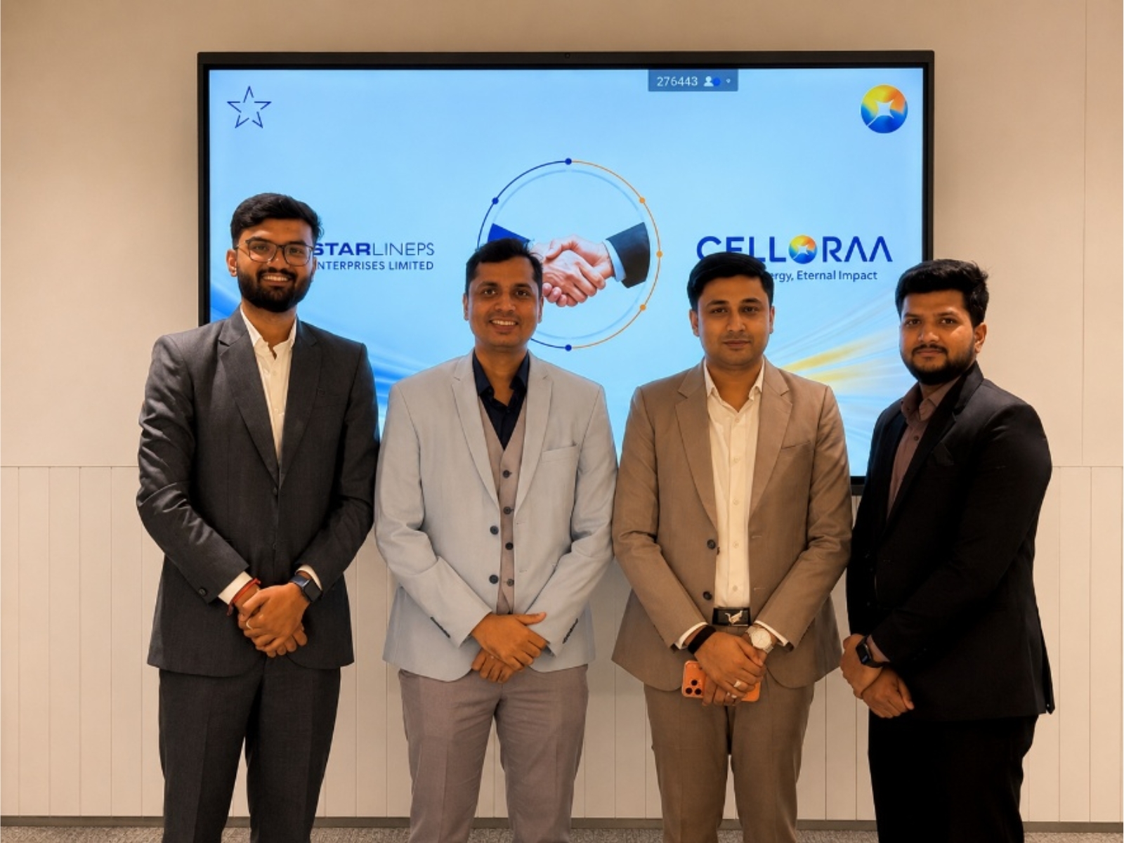 StarlinePS Enterprises Partners with Celloraa Energy to Set Up 1.2 GW Solar Cell Manufacturing Facility in Surat