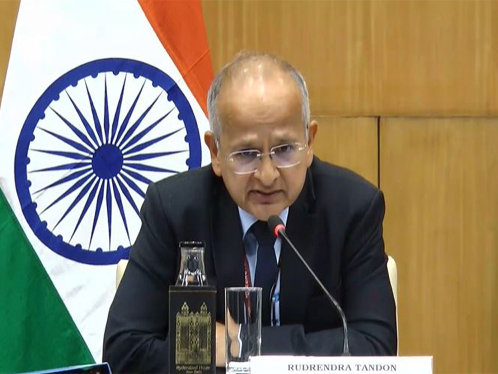 Rudrendra Tandon, Secretary-East, MEA (Photo/ Youtube@MEAIndia)