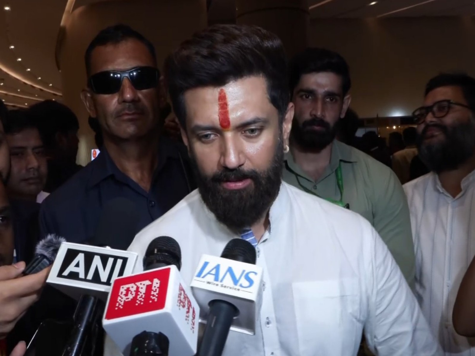 Union Food Processing Industries Minister Chirag Paswan (Photo-ANI)