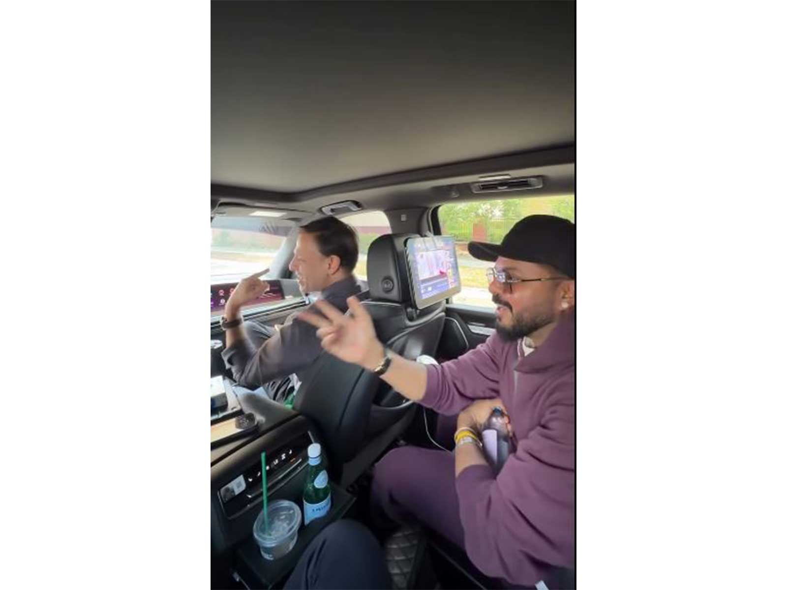 Sreesanth and Vivek Oberoi (Image source: Instagram@sreesanthnair36)
