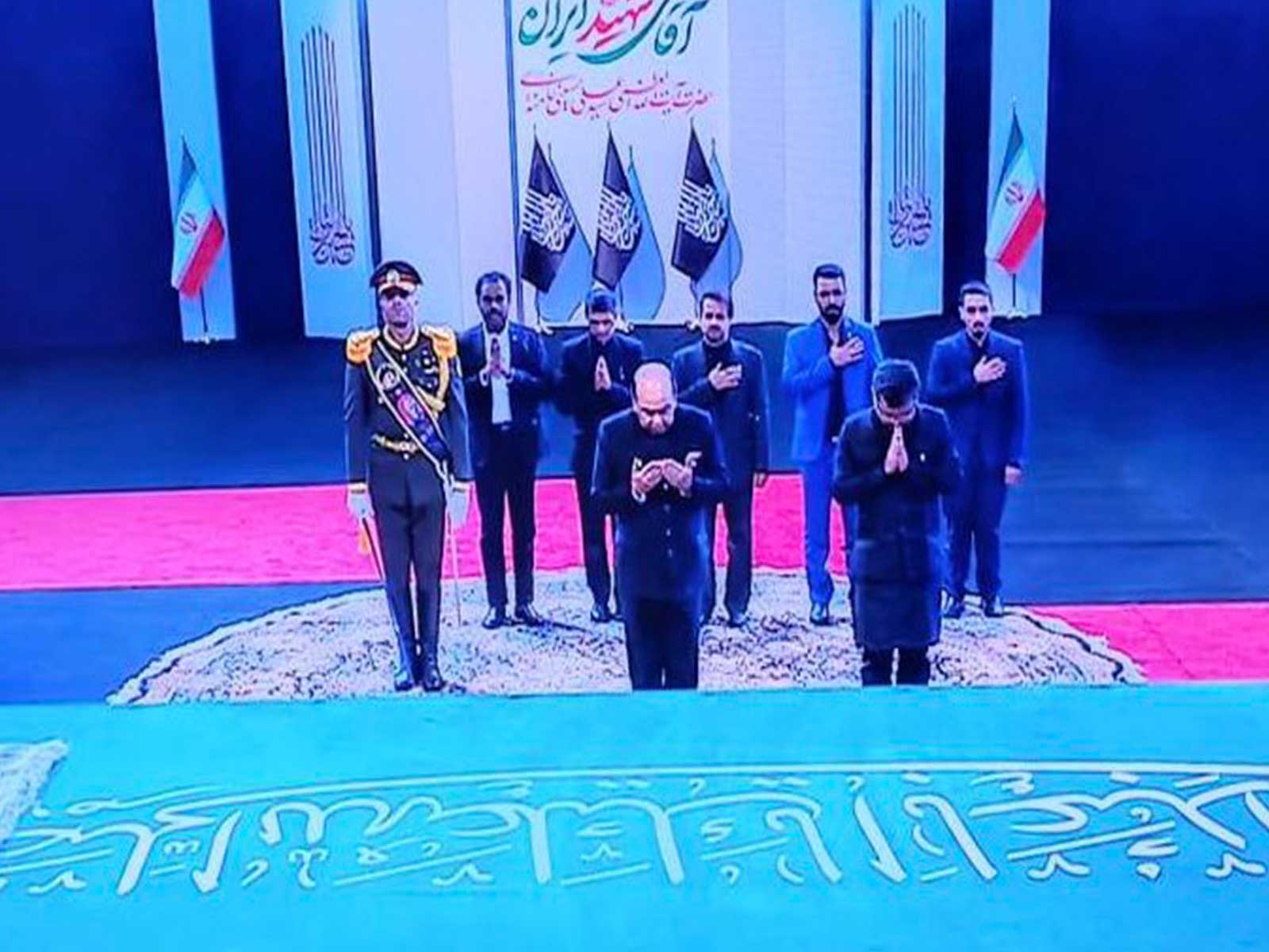 Minister of State for External Affairs Pabitra Margherita and Bihar Governor Lt. Gen. (Rtd.) Syed Ata Hasnain pay tributes to Ayatollah Ali Khamenei (Photo/X@PMargheritaBJP)