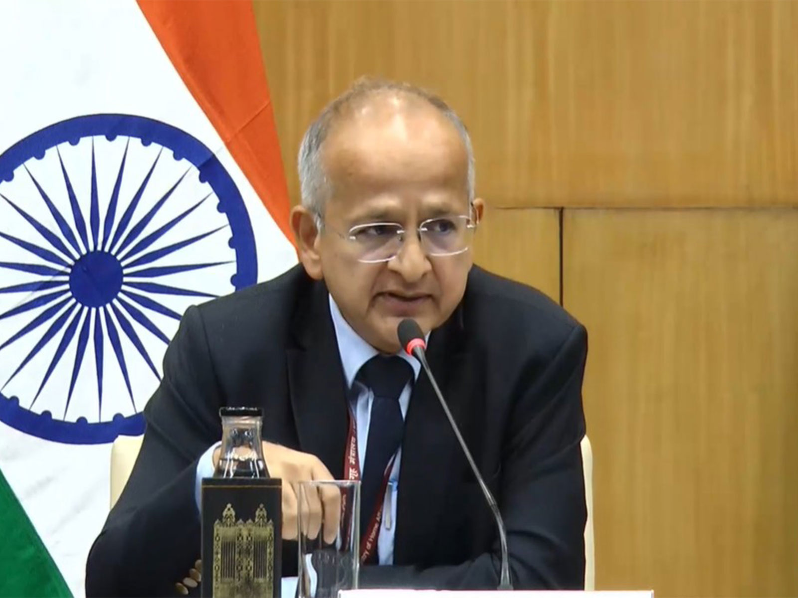 Secretary (East) in the Ministry of External Affairs (MEA), Rudrendra Tandon (Photo/YouTube/MEA)