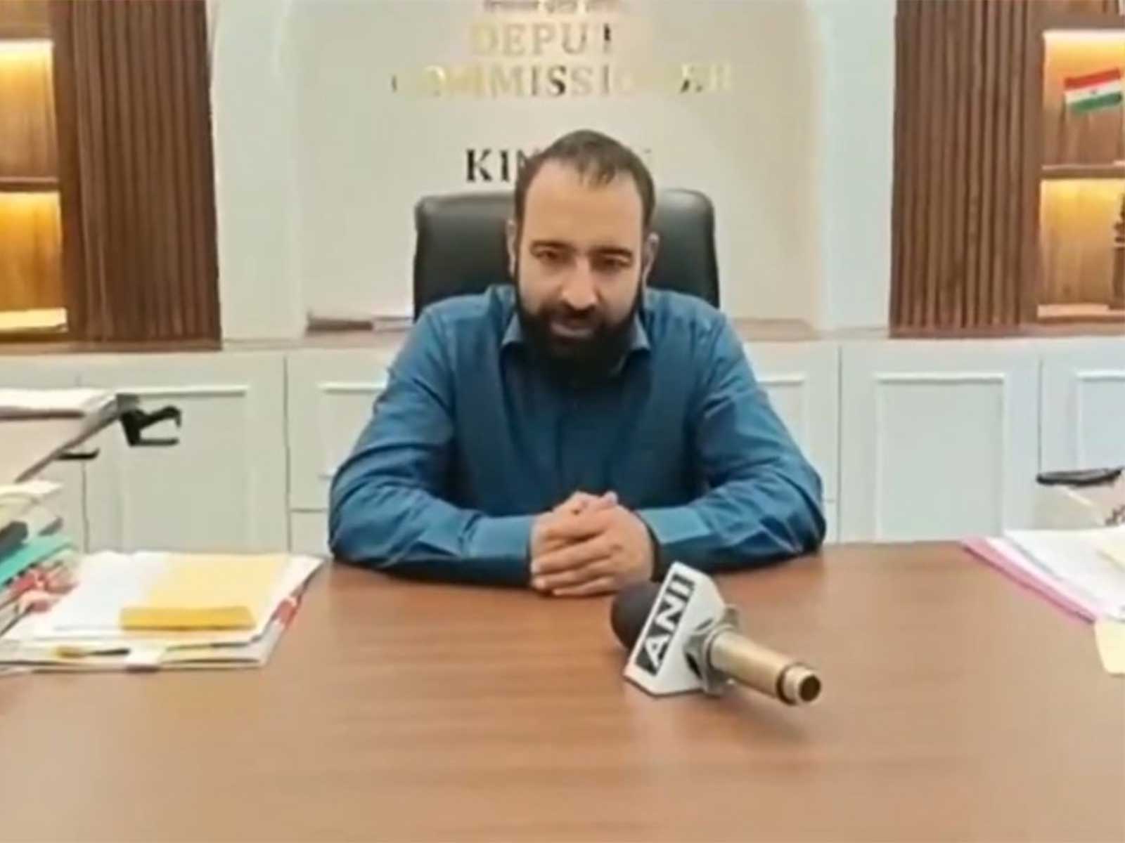 Kinnaur Deputy Commissioner Amit Kumar Sharma (Photo/ANI)
