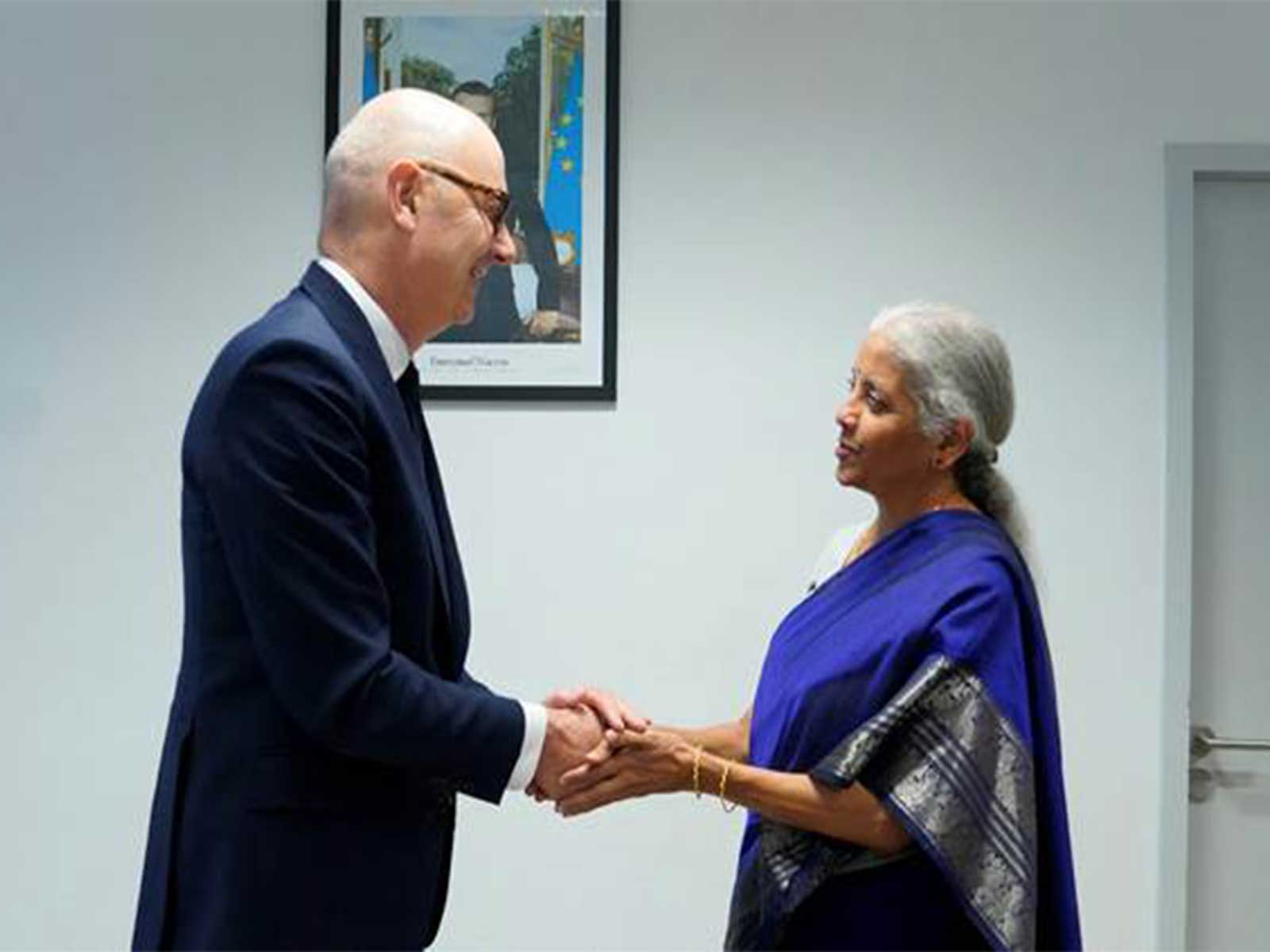 Nirmala Sitharaman and Roland Lescure (Photo/@PIB)