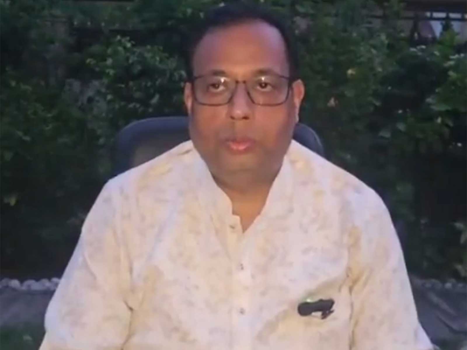 BKTC Chairman Hemant Dwivedi (Photo/Self-made Video)