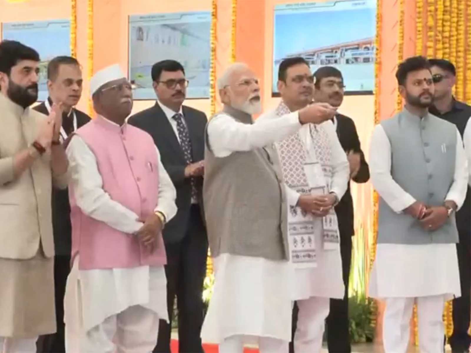 PM Modi inaugurates Jodhpur Airport terminal building (Photo/ANI)