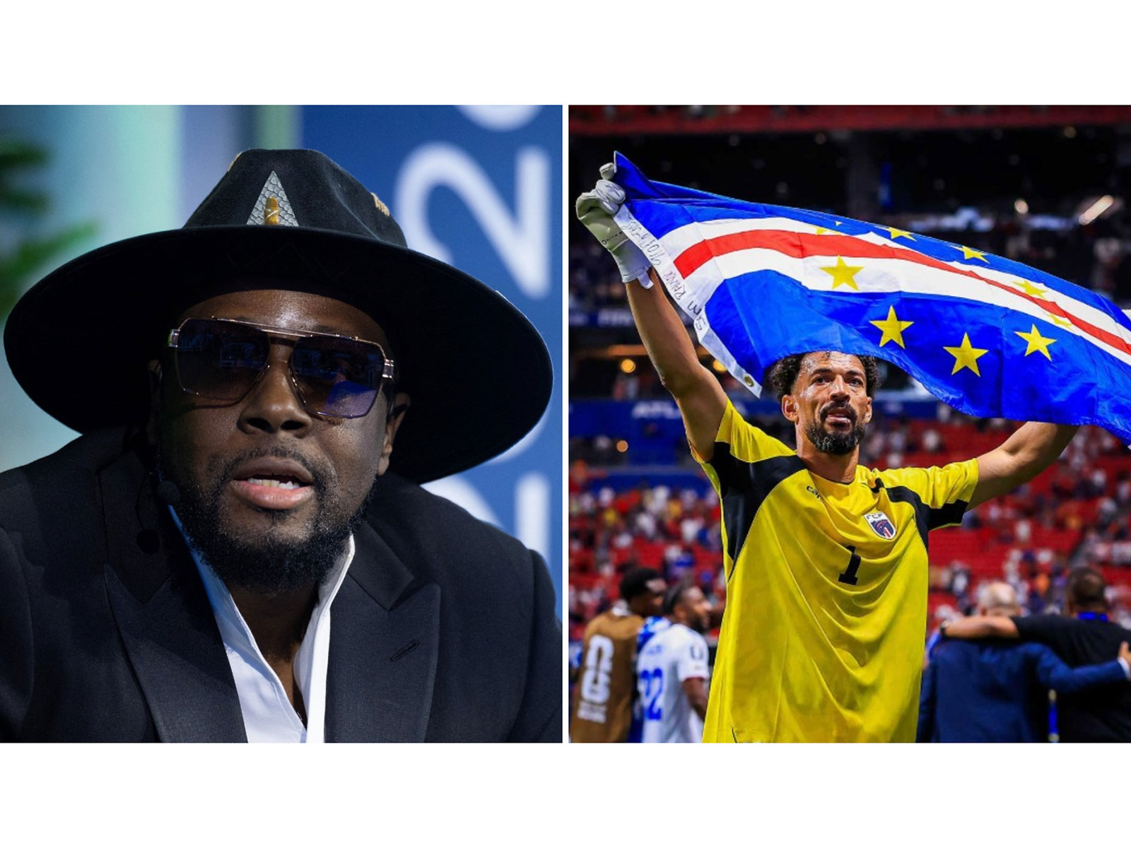 Wyclef Jean (L) Vozinha (R) (Photo/Reuters/X/@vozinhapr)