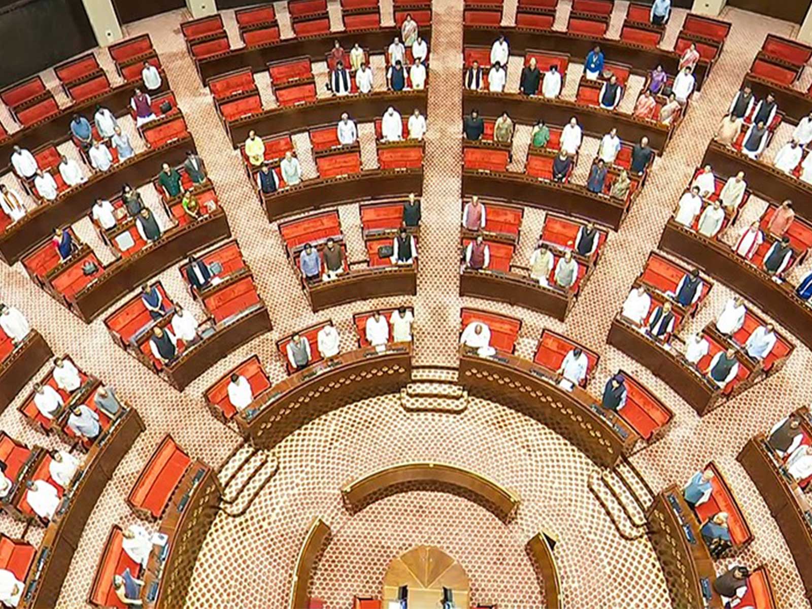 Visual from the Rajya Sabha (File photo/ANI)