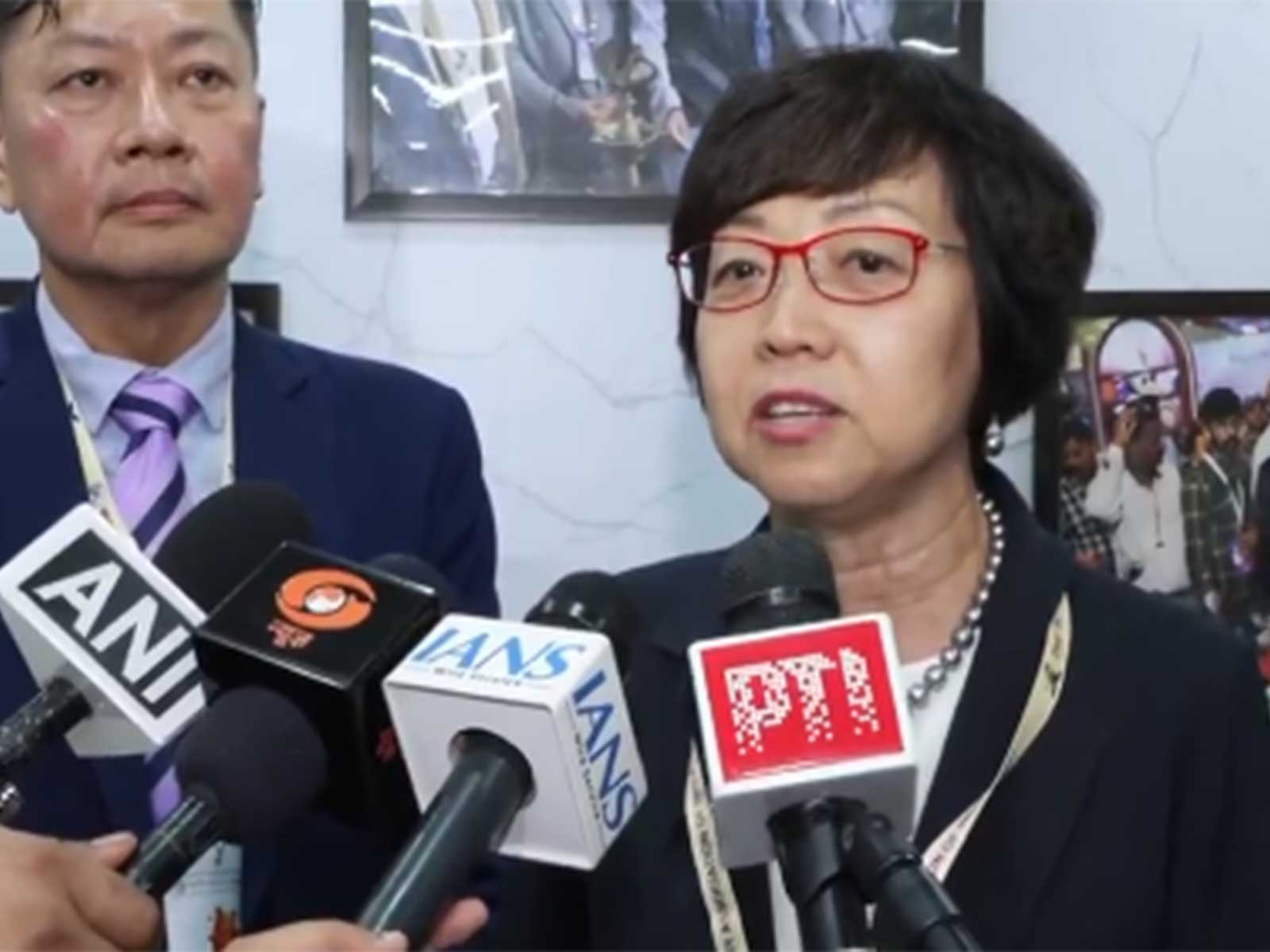Chair of the China Toy & Juvenile Products Association, May Liang, (Photo/ANI)