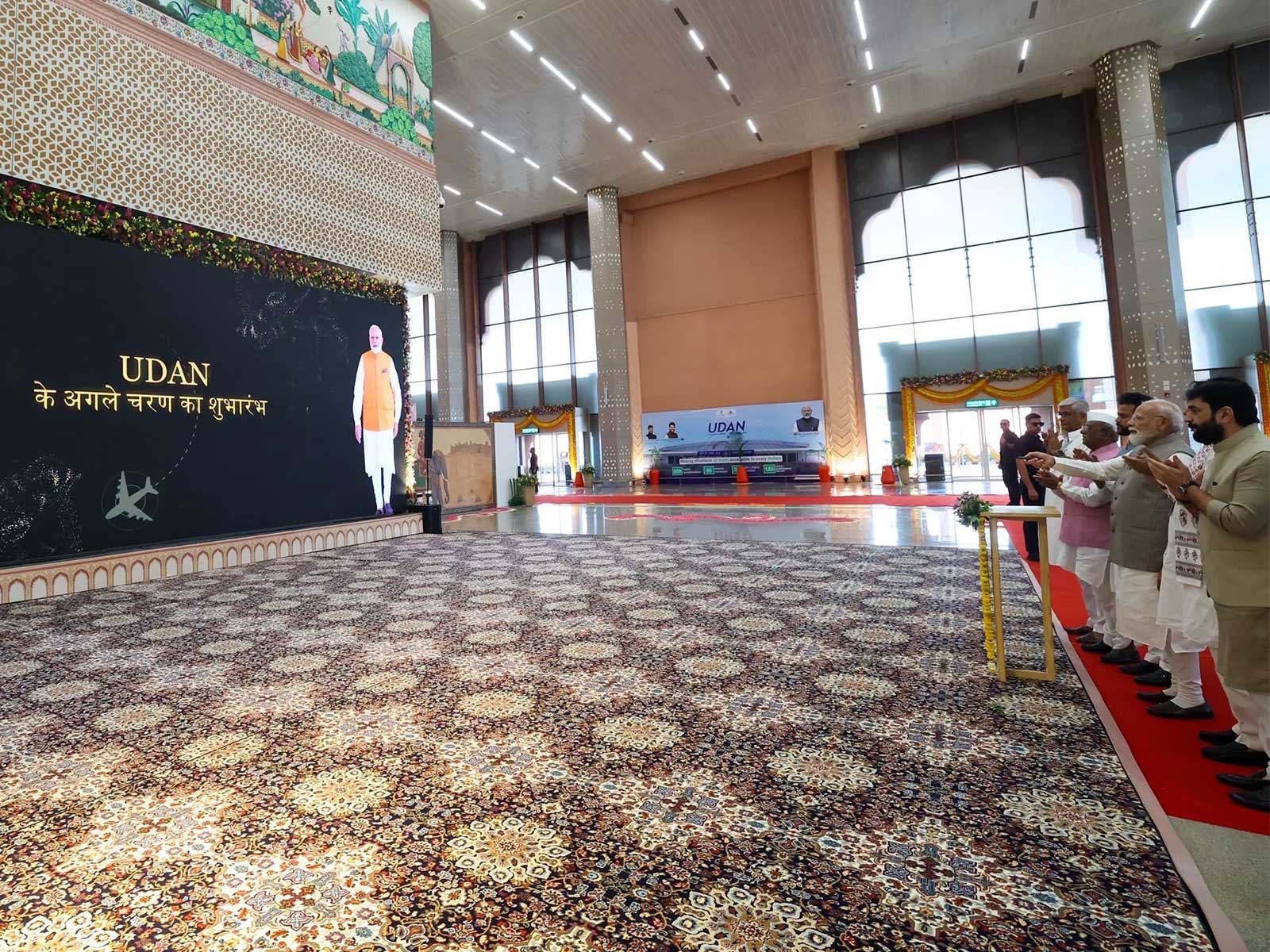 Prime Minister Narendra Modi launches Viksit UDAN (Photo/ Ministry of Civil Aviation)