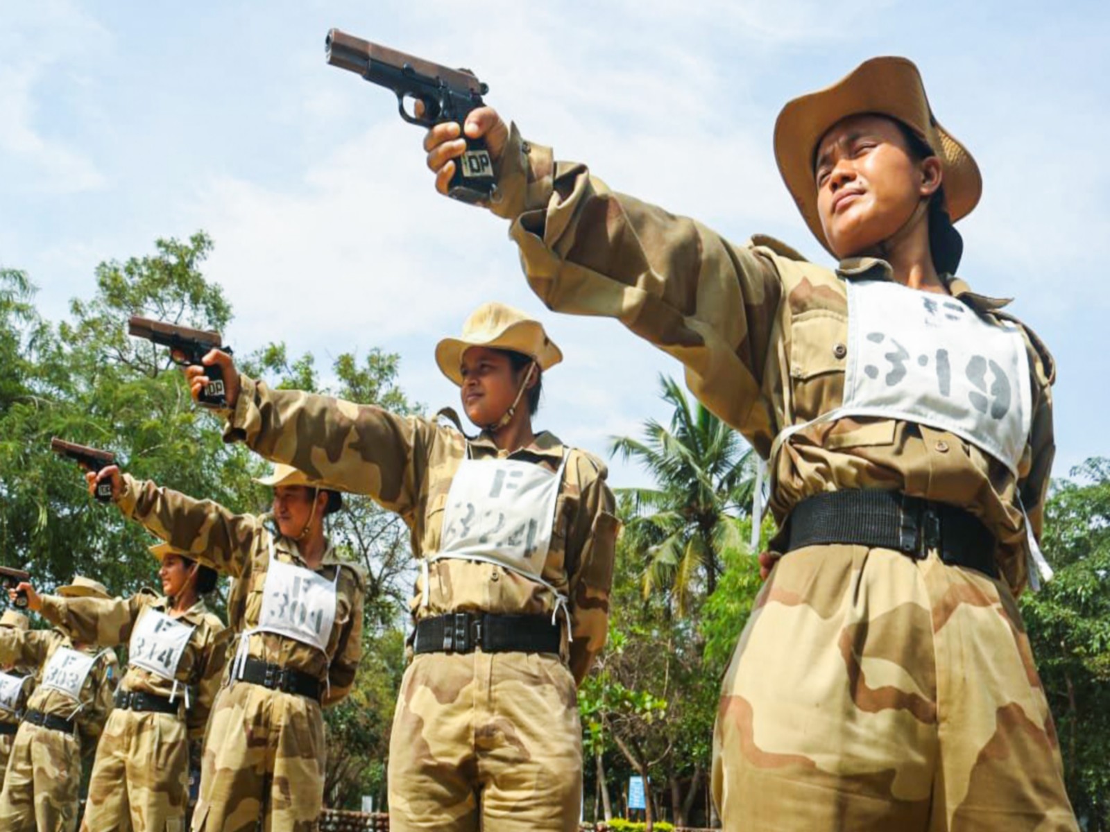 Training of women commandos at a CISF Regional Training Centre (File photo/ANI)