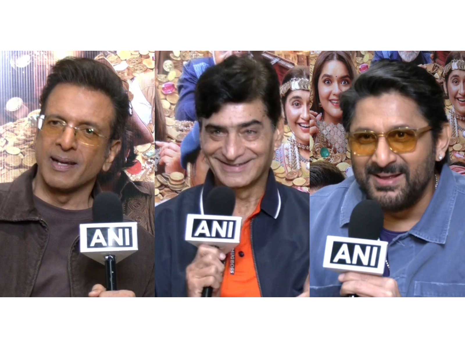  Jaaved Jaaferi, Indra Kumar, Arshad Warsi (Image source: ANI)