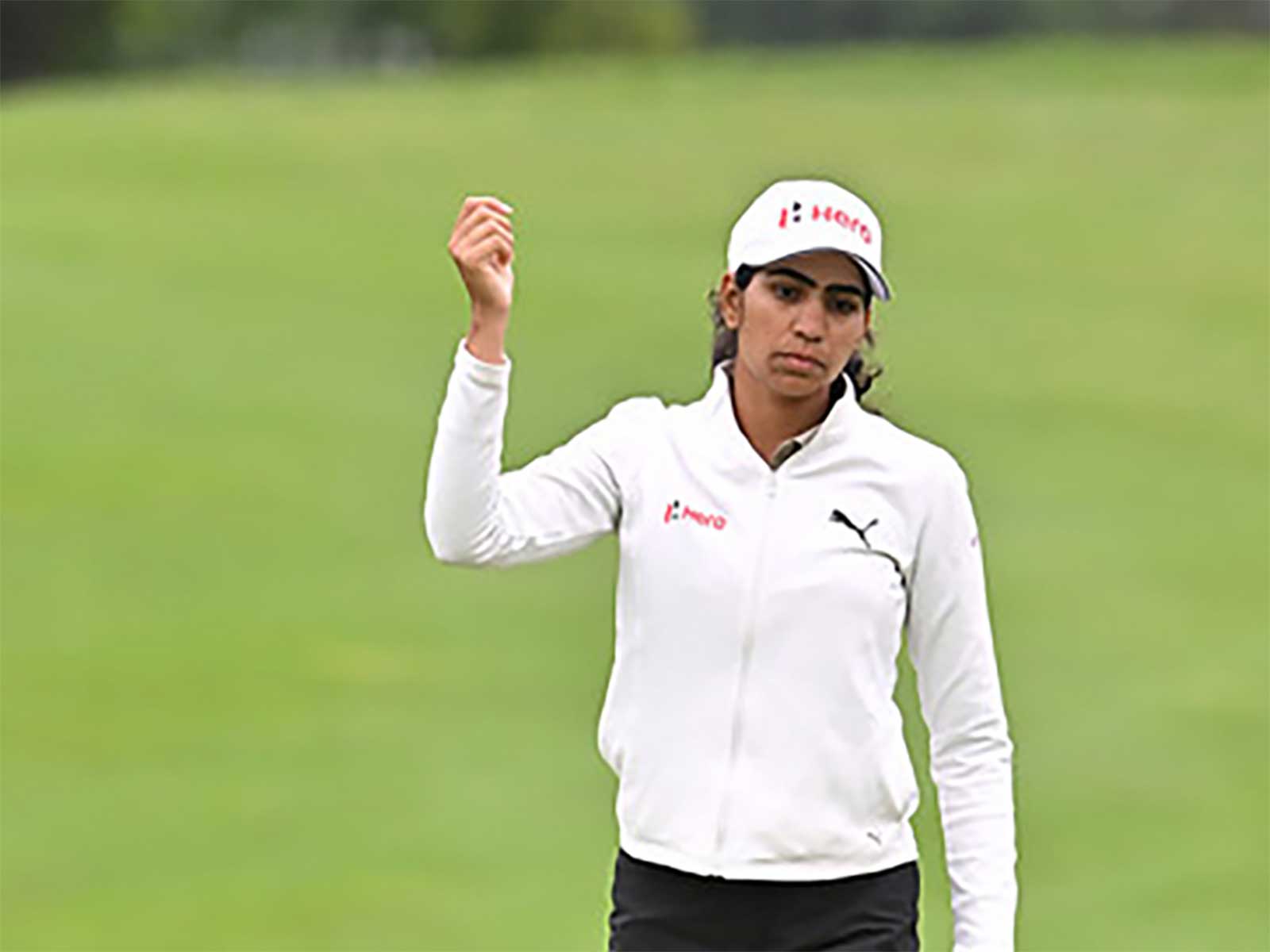 India golfer Diksha Dagar in action during Hulencourt Women's Open (Image: LET)